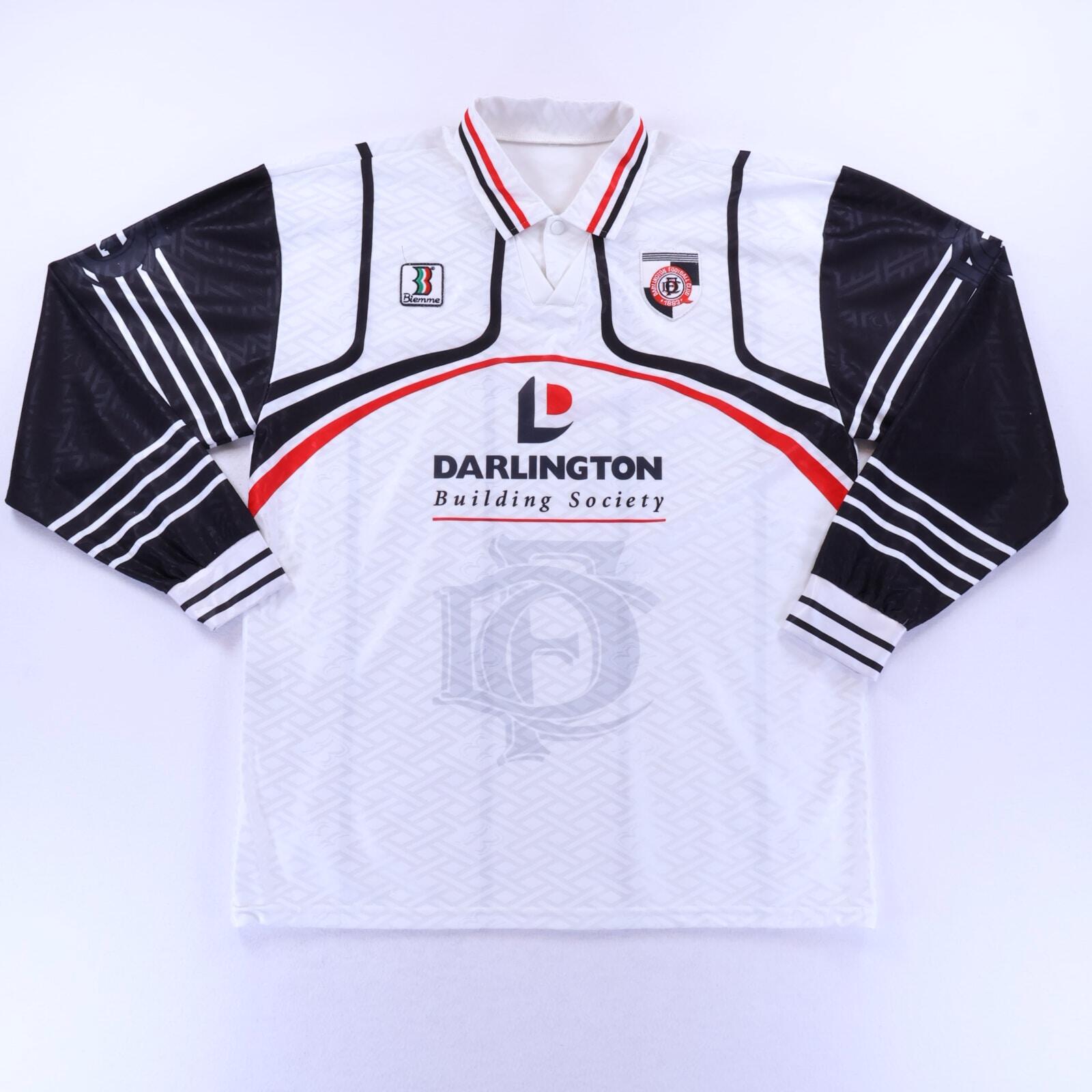 Darlington Fc 1988/99 Home Shirt - Long Sleeve - L- FRONT