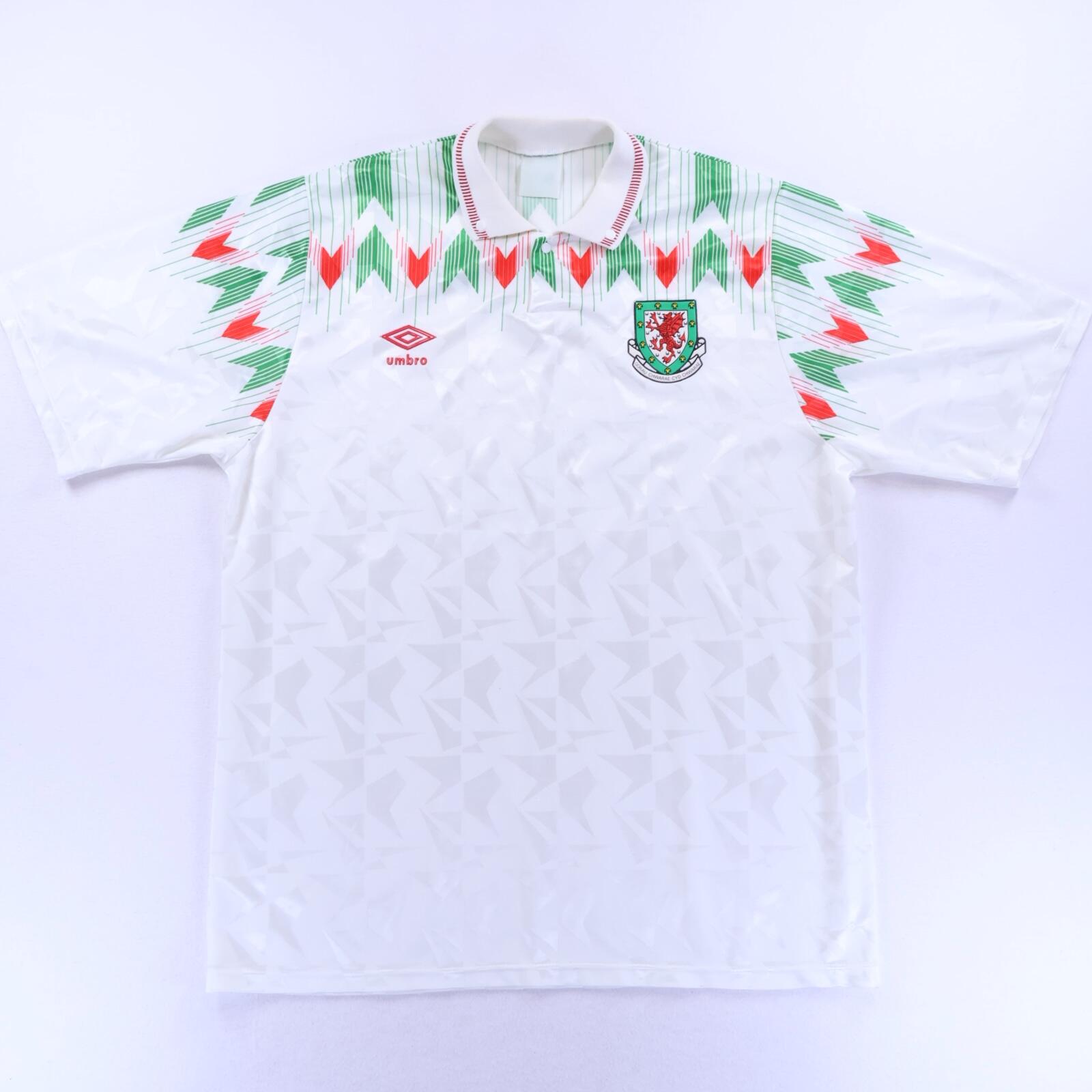 Wales 1990/92 Away Shirt - XL- FRONT