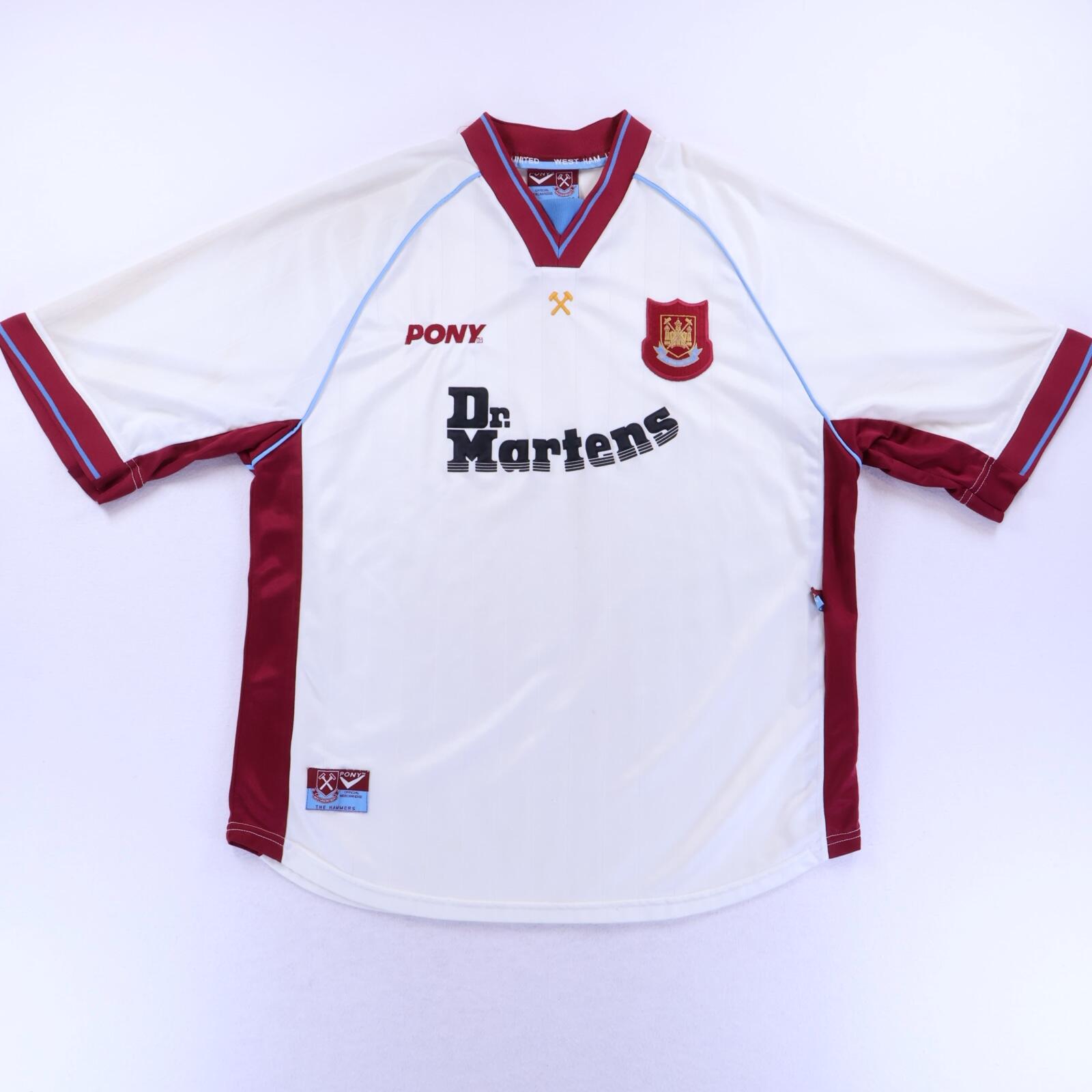 West Ham United 1998/99 Away Shirt - XL- FRONT