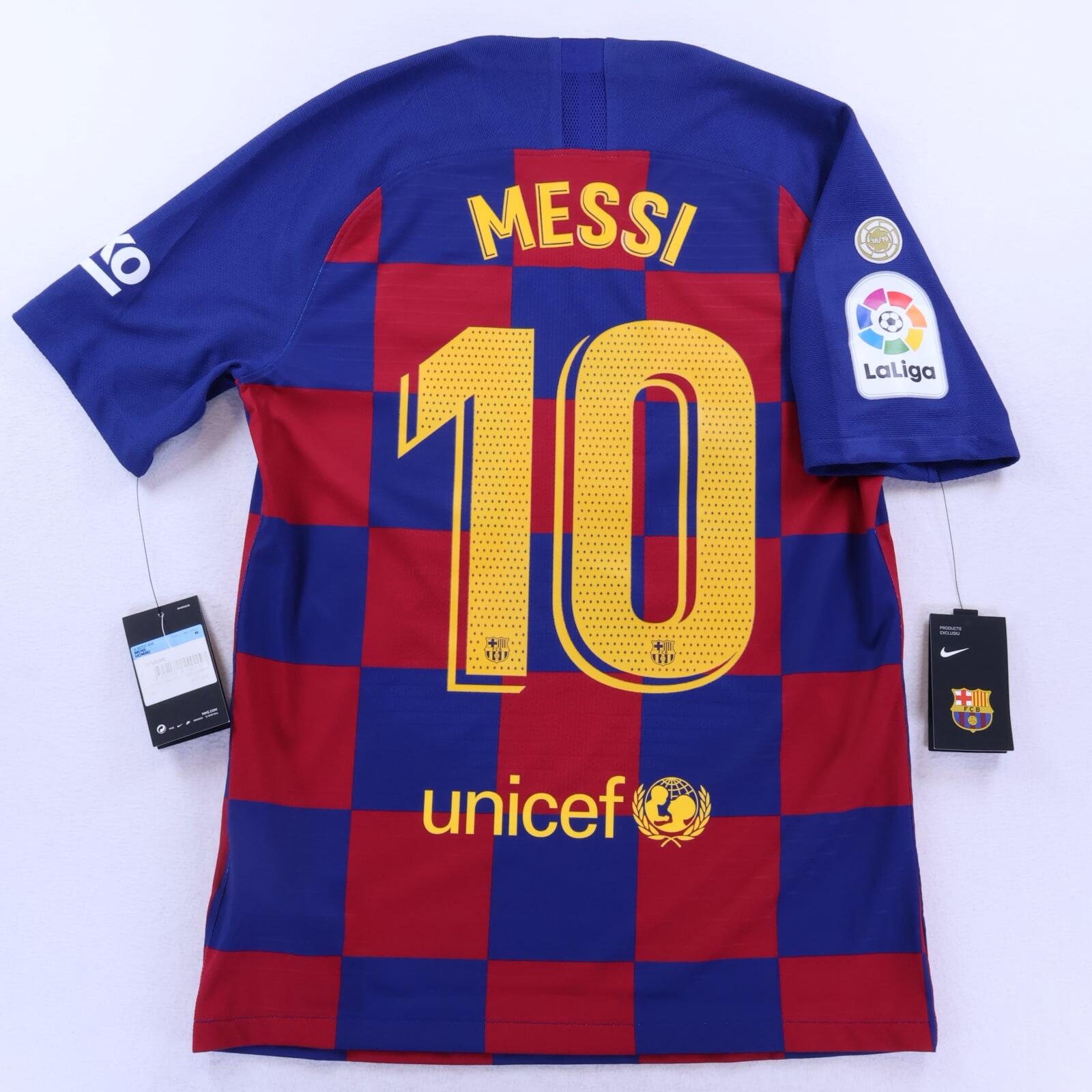 *NWT* Barcelona Messi #10 2019/20 Home Shirt - Player Issue - M- FRONT