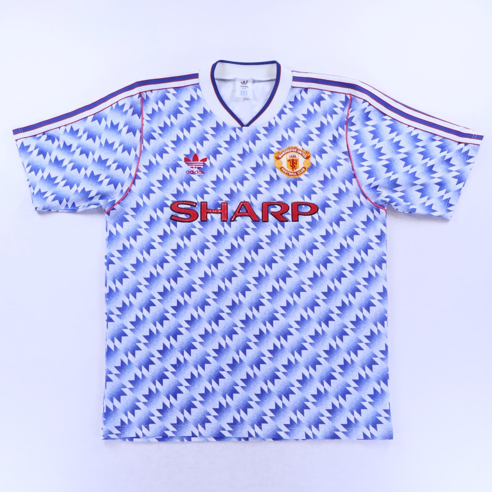 Manchester United 1990/92 Away Shirt - M- FRONT
