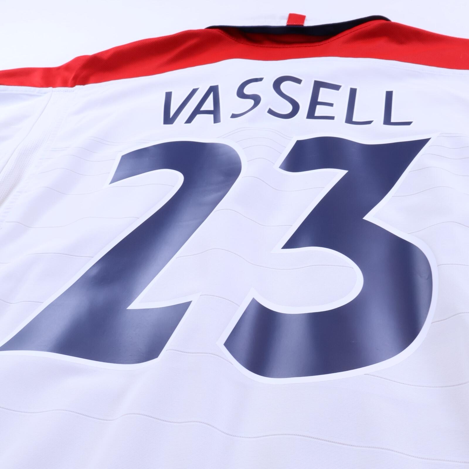 England Vassell #23 2003/05 Home Shirt - Reversible - L