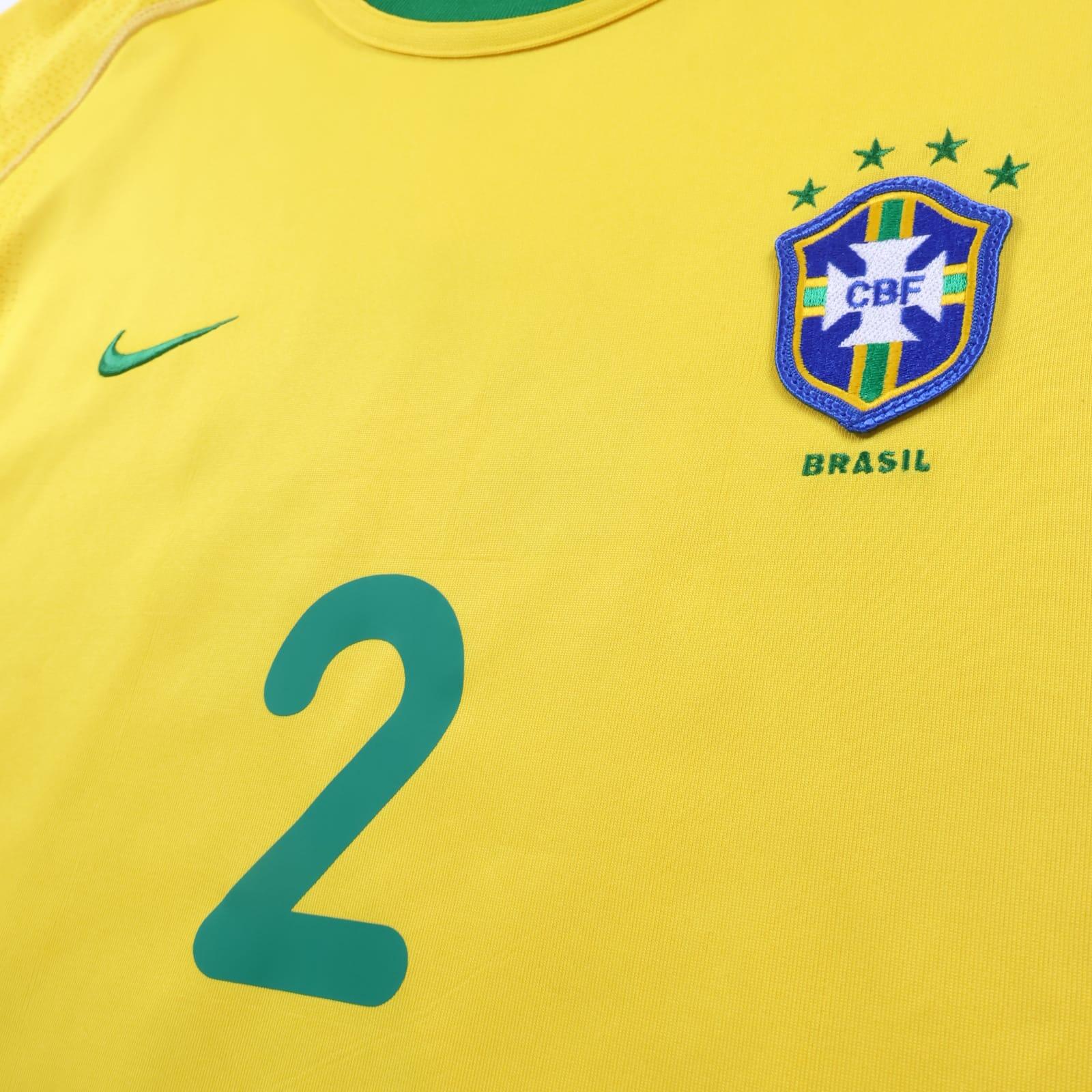 Brazil Cafu #2 2000/02 Home Shirt - 2XL