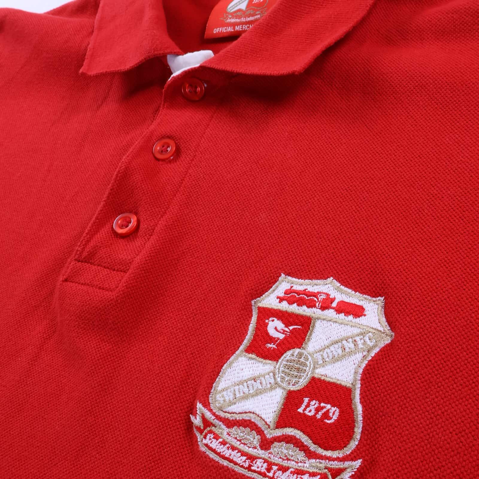 Swindon Town F.C Polo Shirt - L- BACK