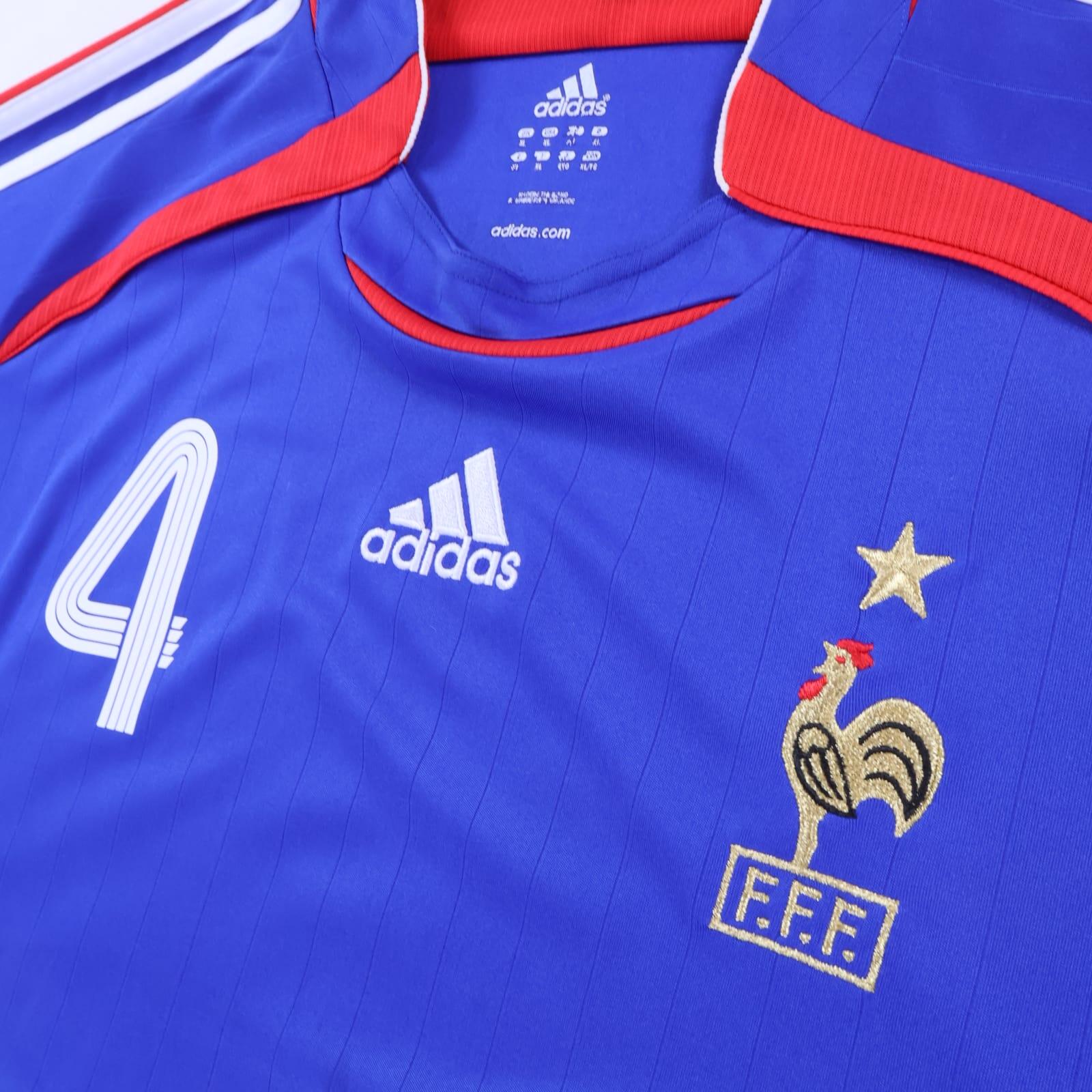 France Viera #4 2006/07 Home Shirt - XL