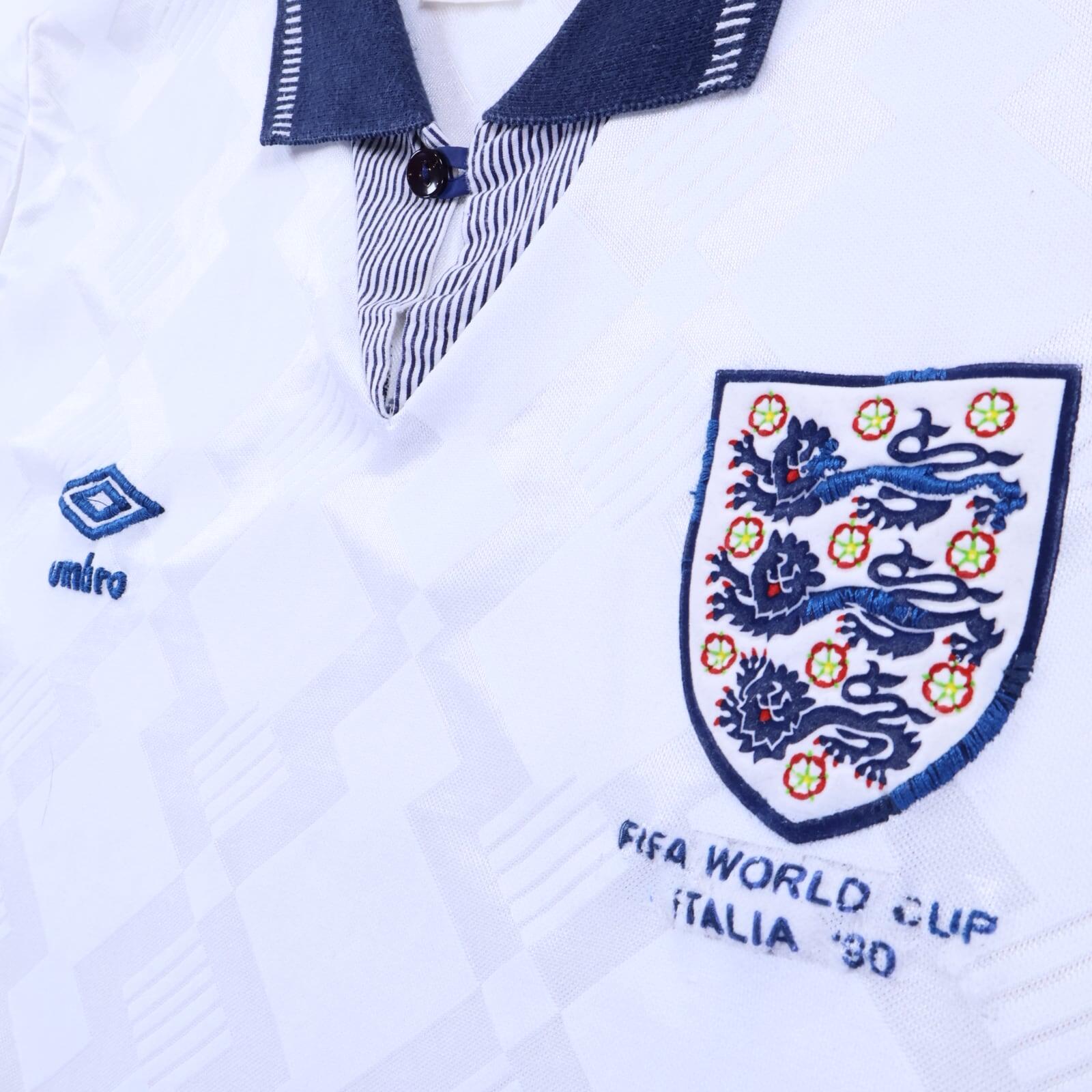 England 1990/92 Home Shirt - L