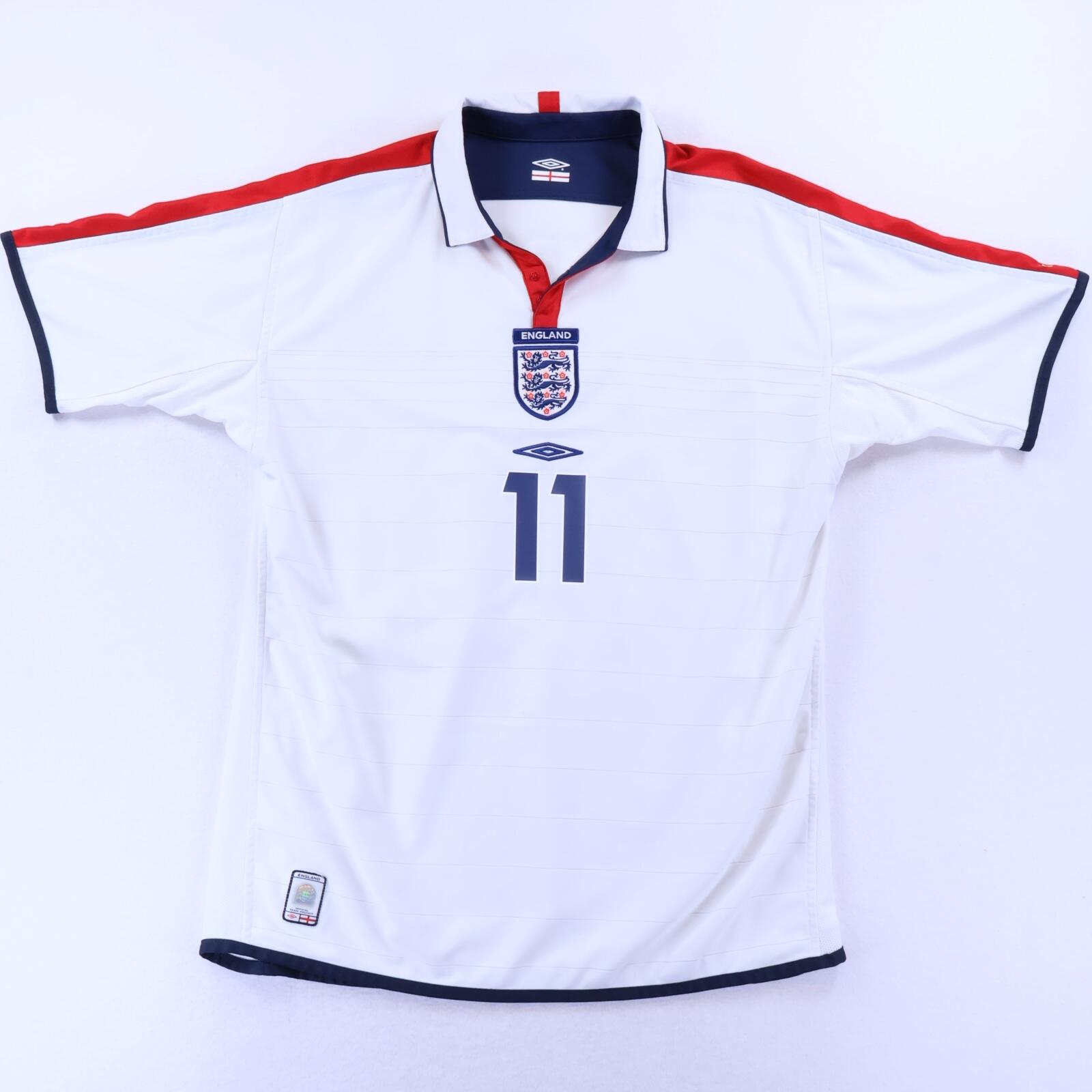 England Lampard #11 2003/05 Home Shirt - Reversible - L