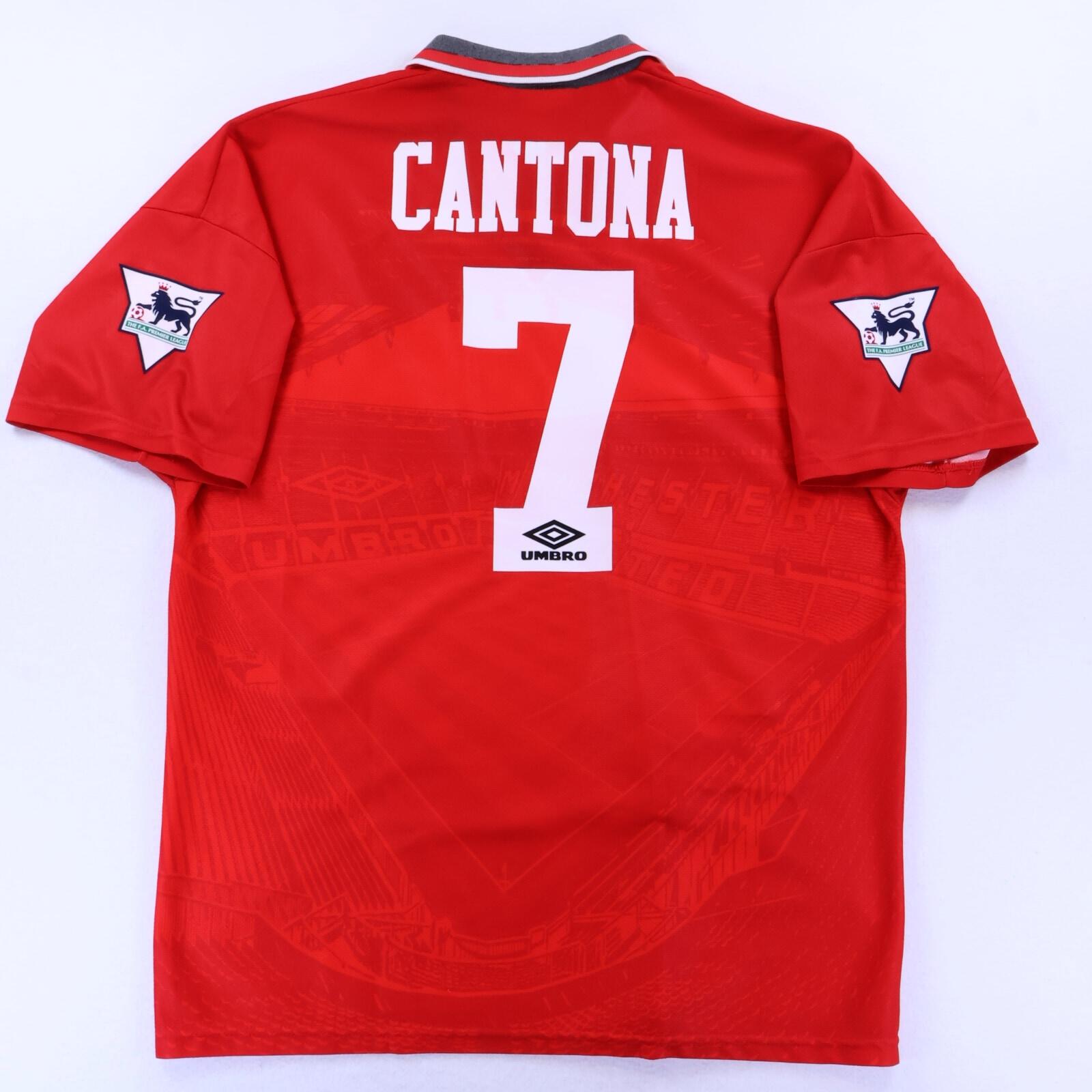 Manchester United Cantona #7 1994/96 Home Shirt - XL