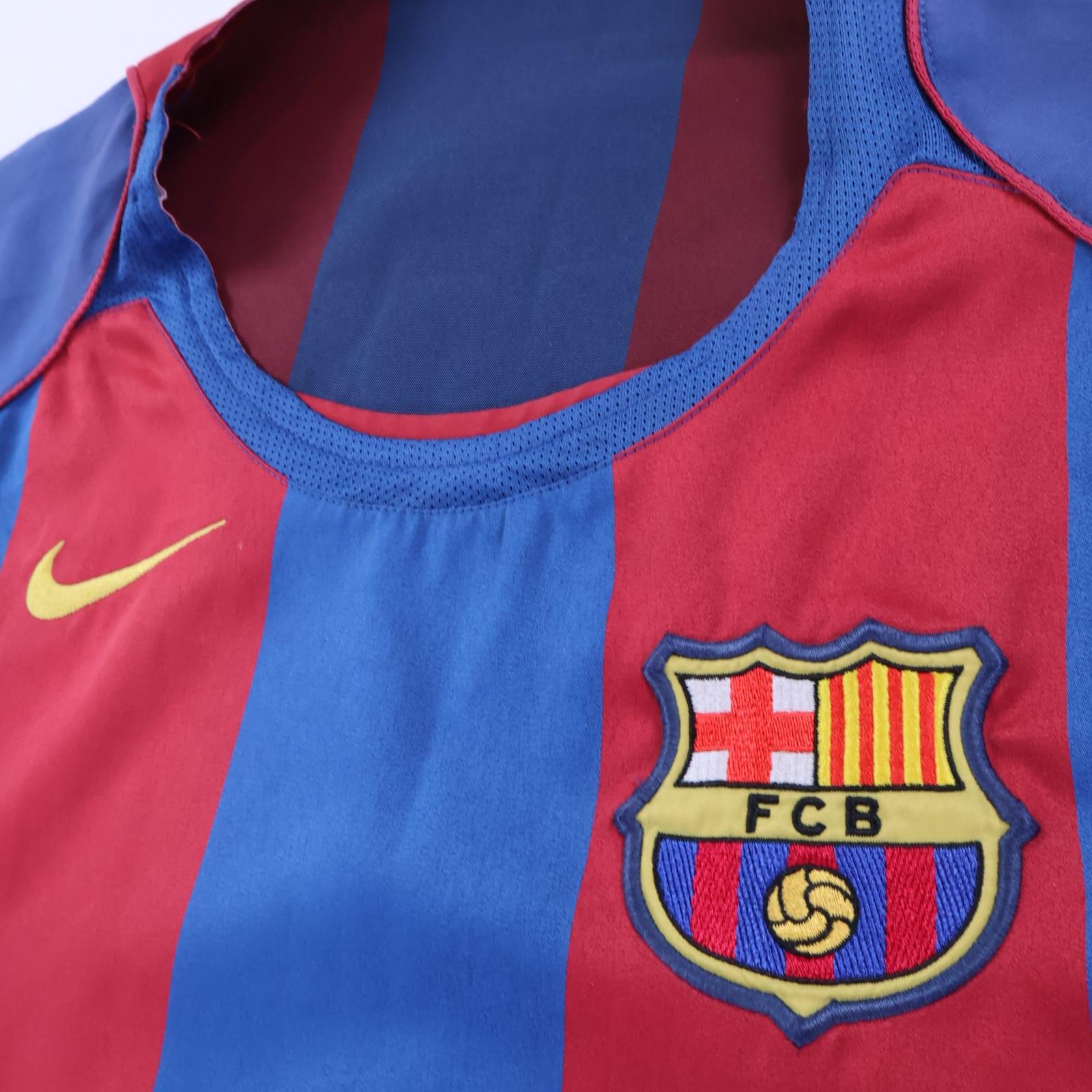 Barcelona Eto'O #9 2004/05 Home Shirt - L