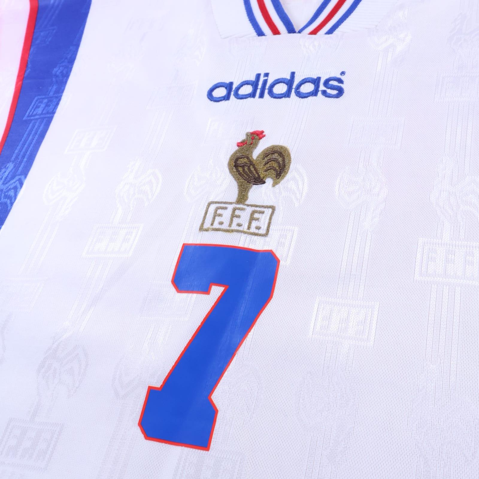 France Deschamps #7 1996/97 Away Shirt - M