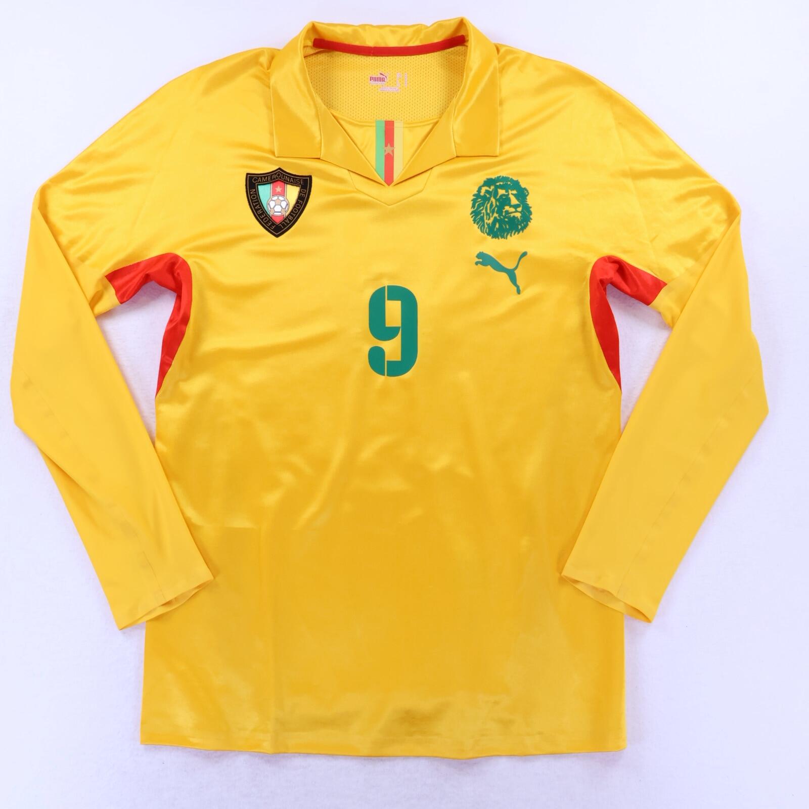Cameroon Eto'O #9 2008/09 Away Shirt - Long Sleeve - M