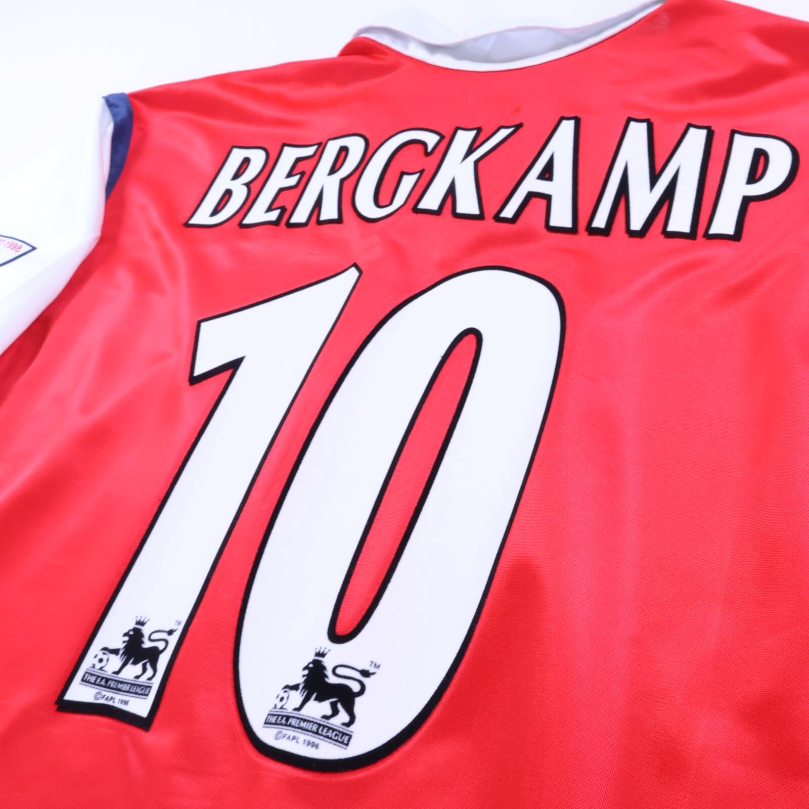 Arsenal Bergkamp #10 1996/98 Home Shirt - XL