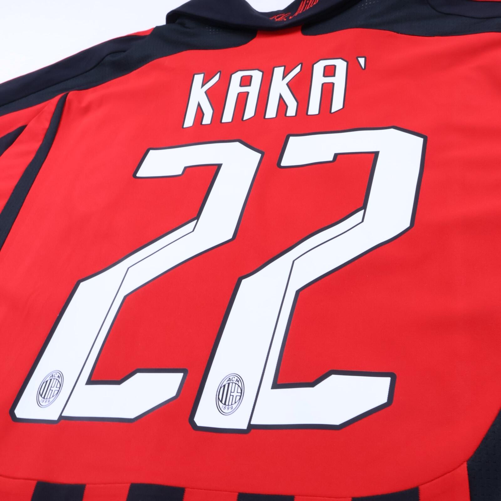 Ac Milan Kaka #22 2007/08 Home Shirt - XL