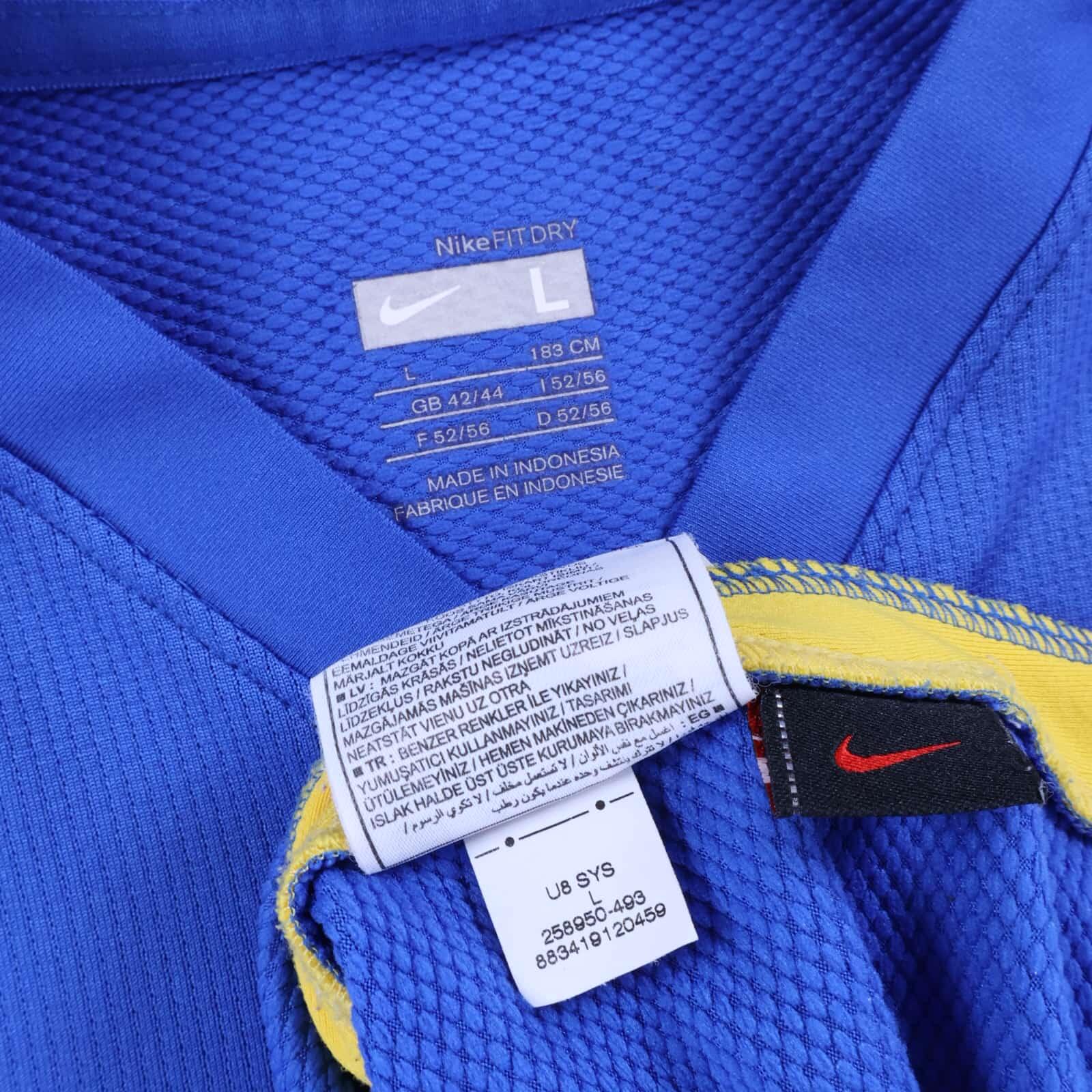 Brazil Ronaldinho #10 2008/10 Away Shirt - L