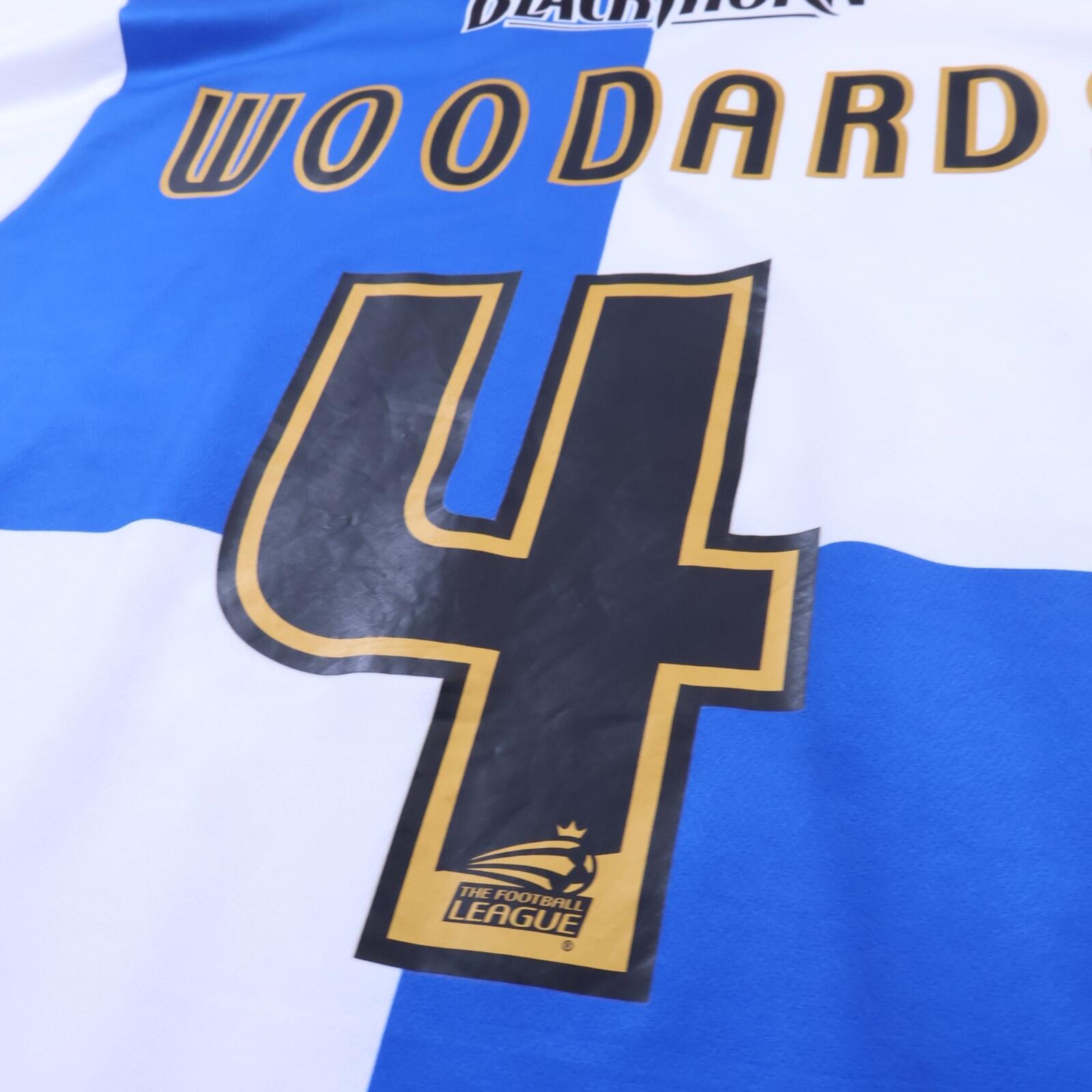 Bristol Rovers Woodards #4 2010/11 Home Shirt - M