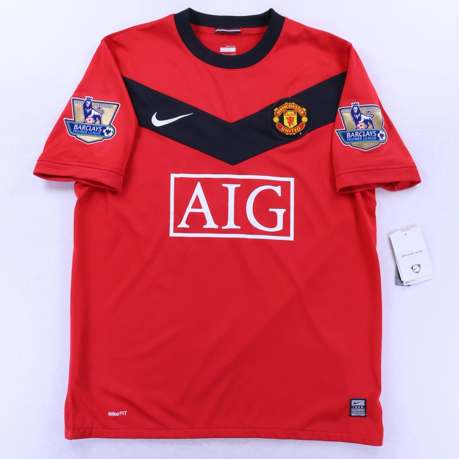 *NWT* Manchester United Rooney #10 2009/10 Home Shirt - M