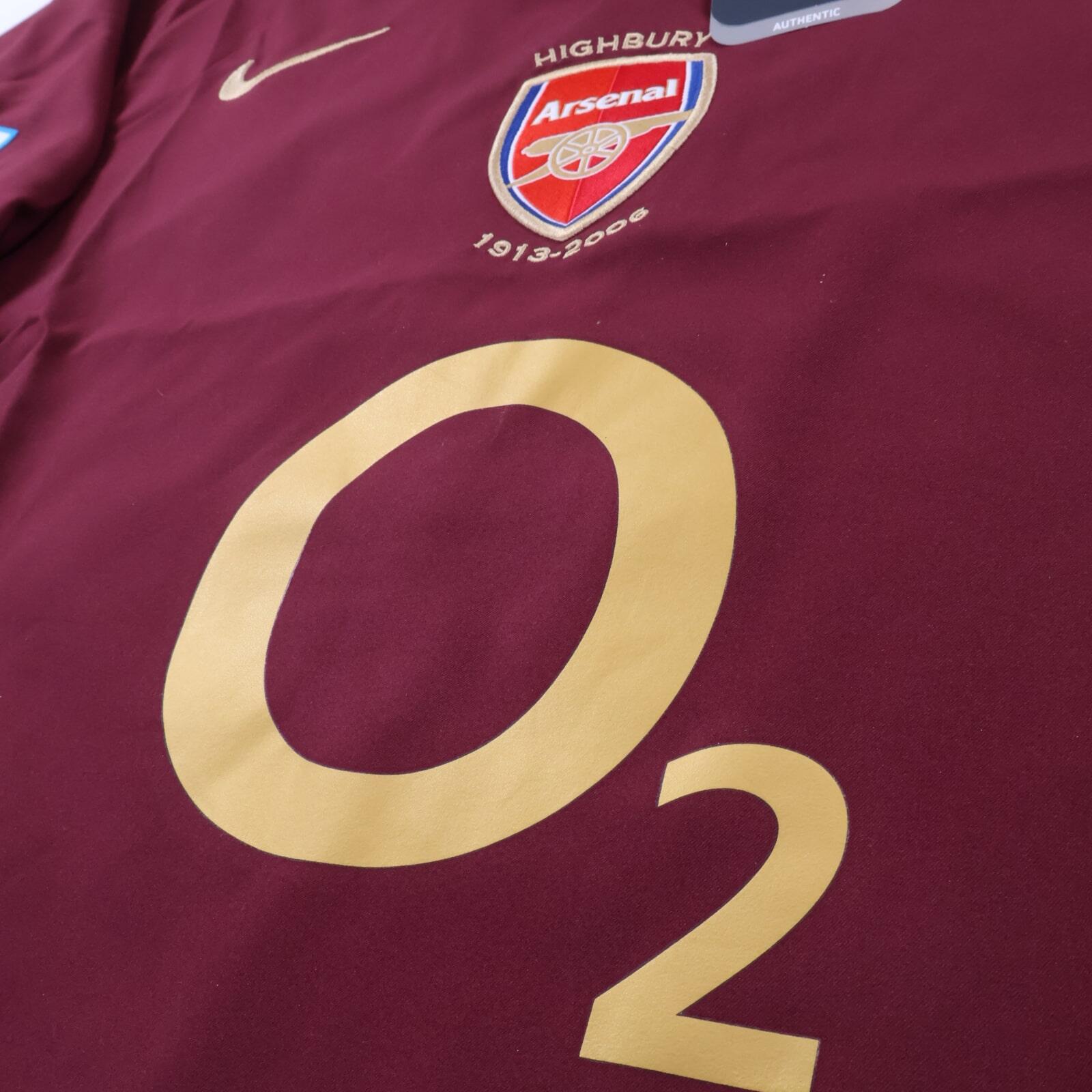*BNIB* Arsenal Henry #14 2005/06 Home Shirt - L