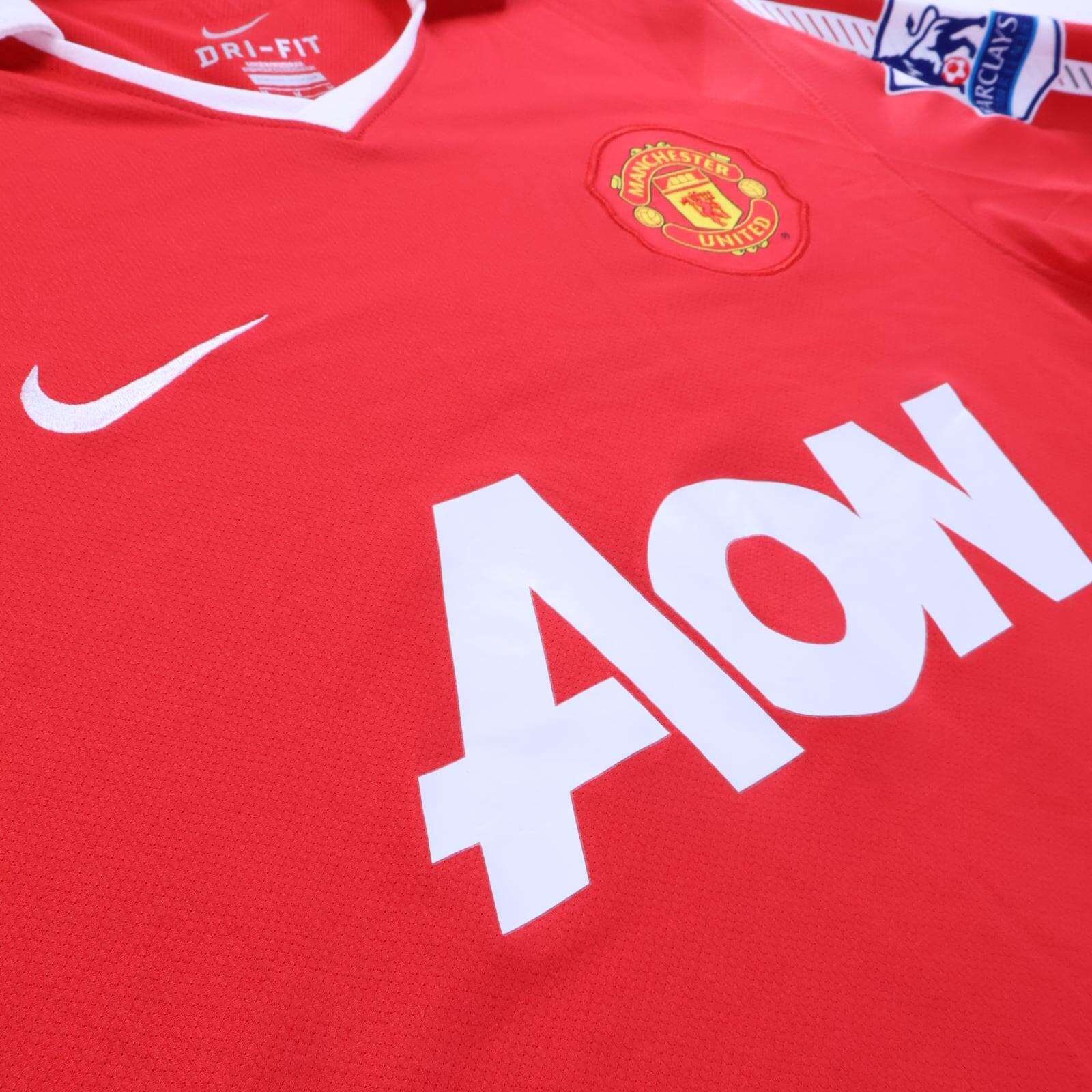 Manchester United Nani #17 2010/11 Home Shirt - M