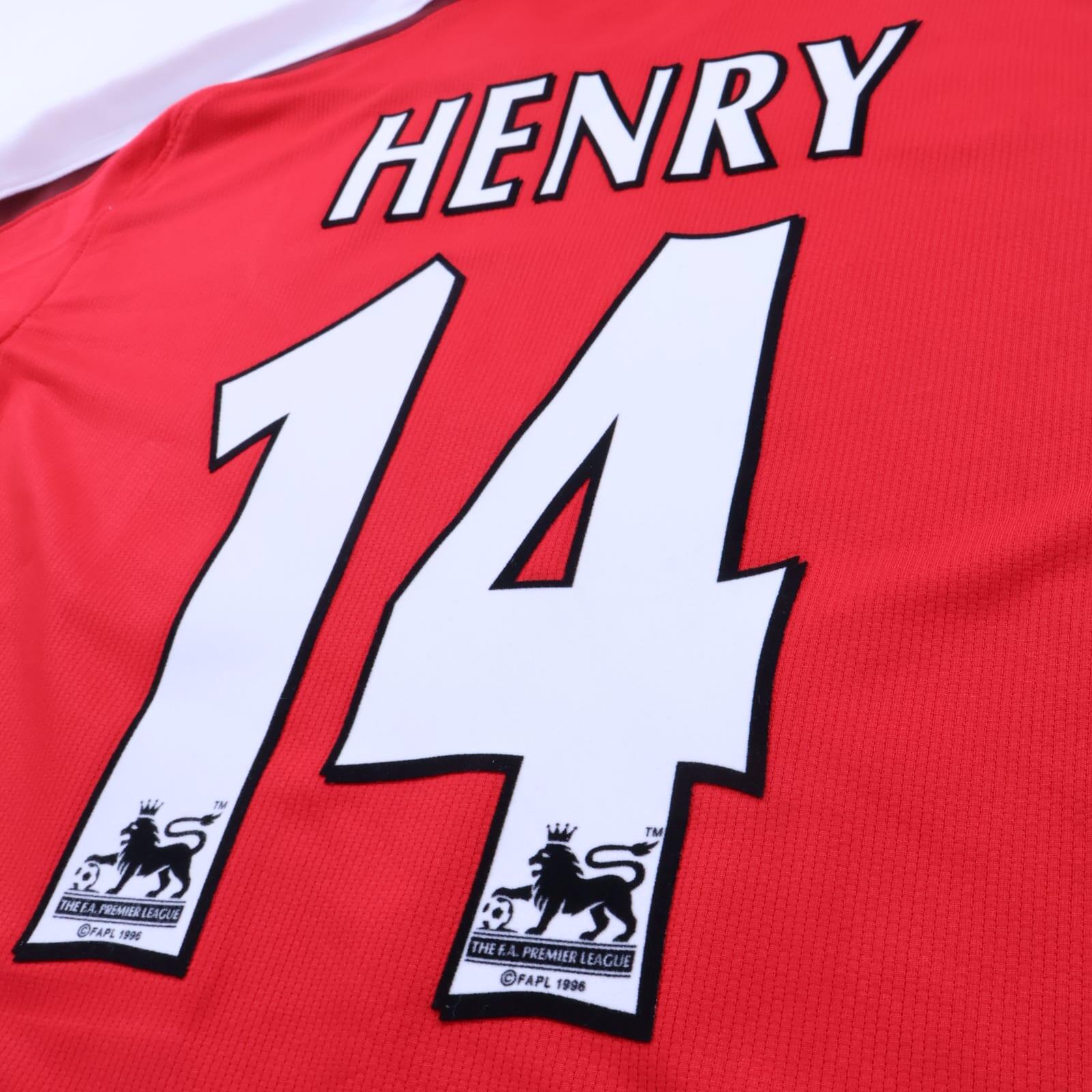 Arsenal Henry #14 2008/10 Home Shirt - M