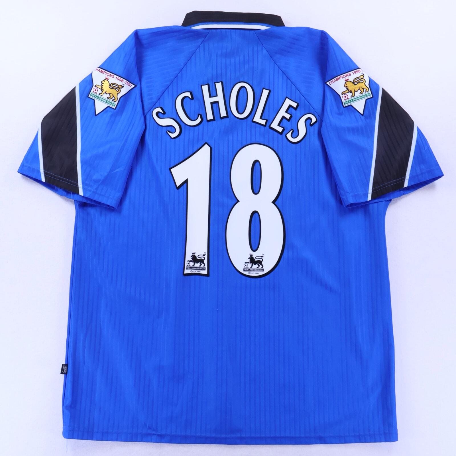 Manchester United Scholes #18 1997/98 Third Shirt - XL