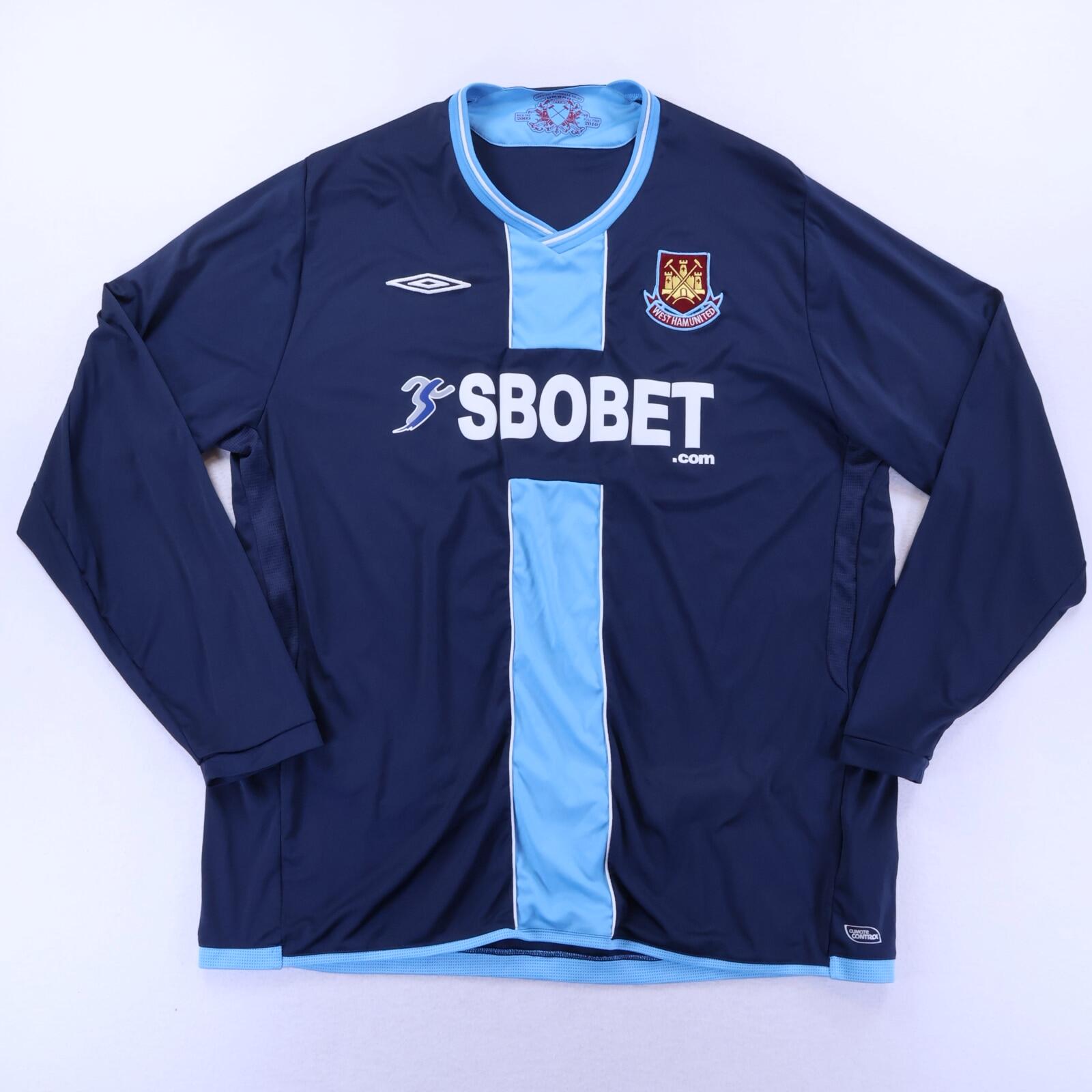 West Ham United 2009/10 Away Shirt - Long Sleeve - 3XL