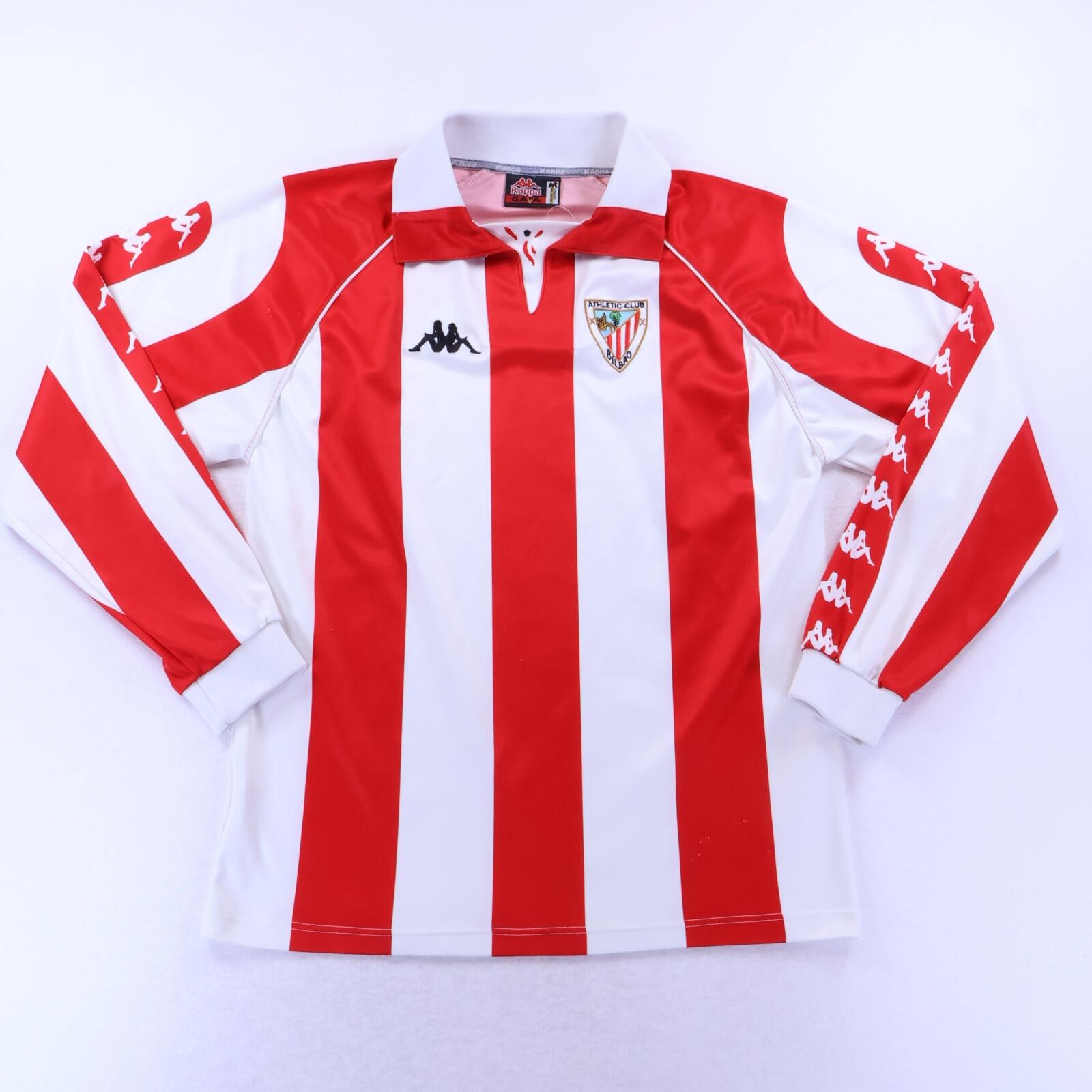 Athletico Bilbao 1998/99 Home Shirt - Long Sleeve - M