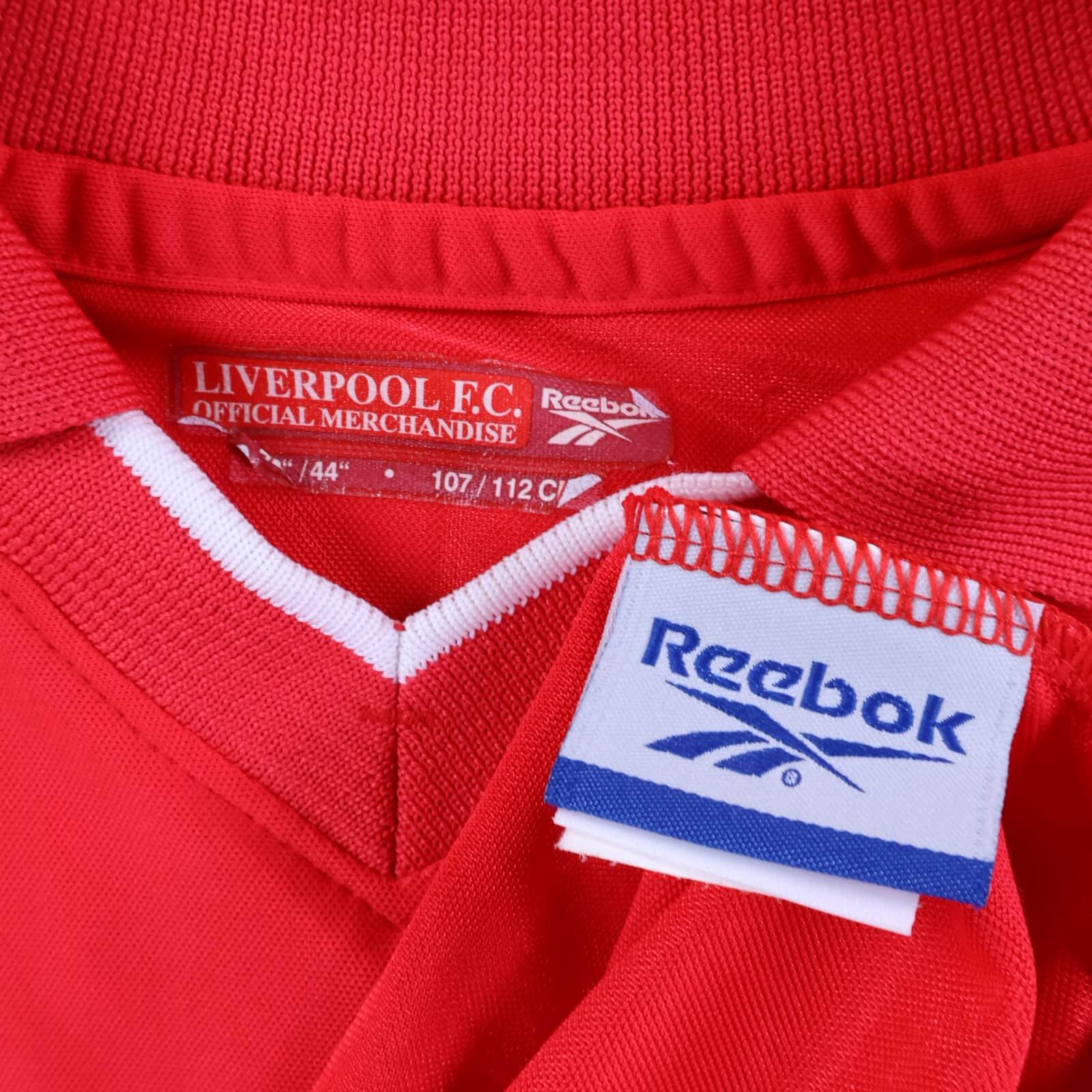 Liverpool F.C Smicer #7 2000/02 Home Shirt - Long Sleeve - XL