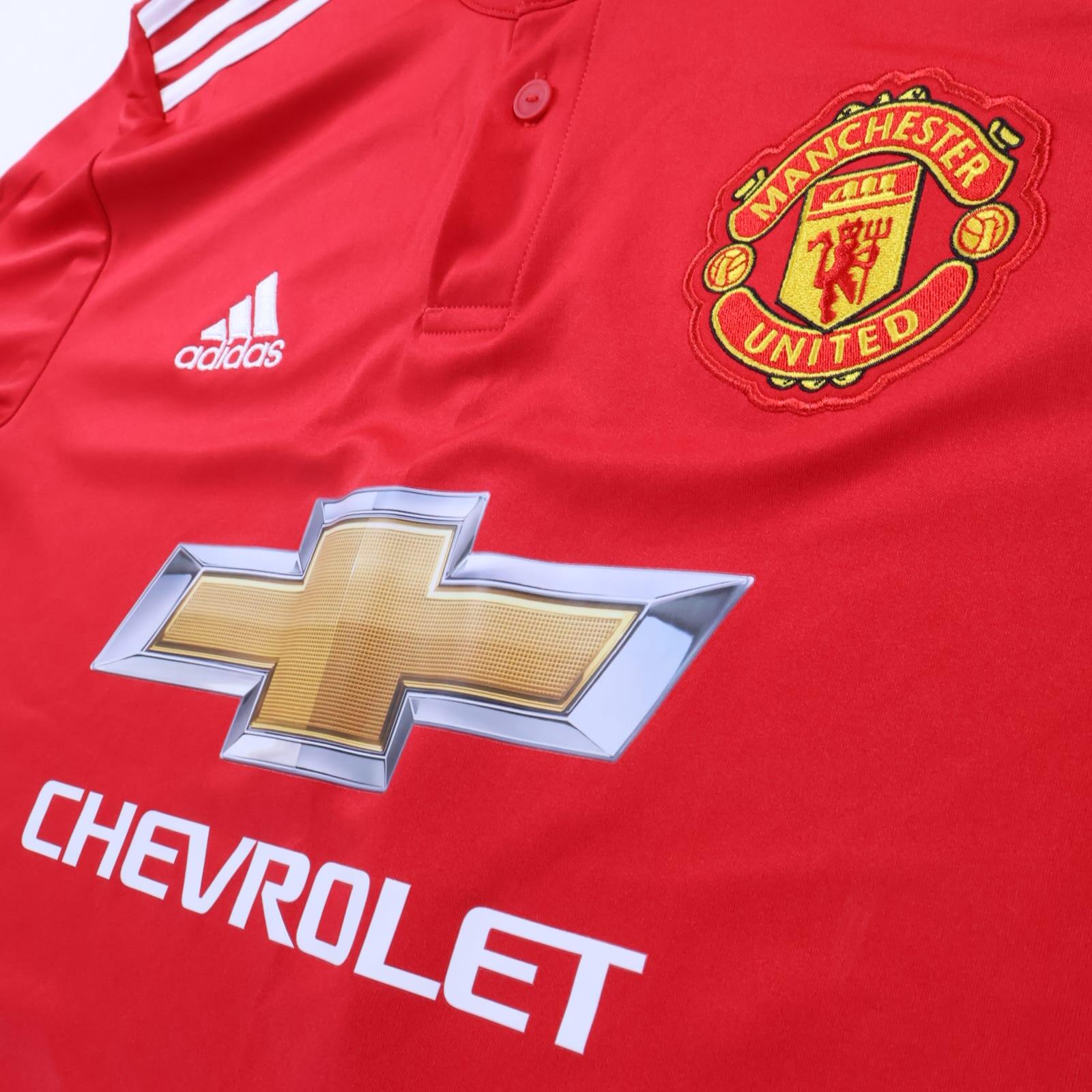 Manchester United Pogba #6 2017/18 Home Shirt - L