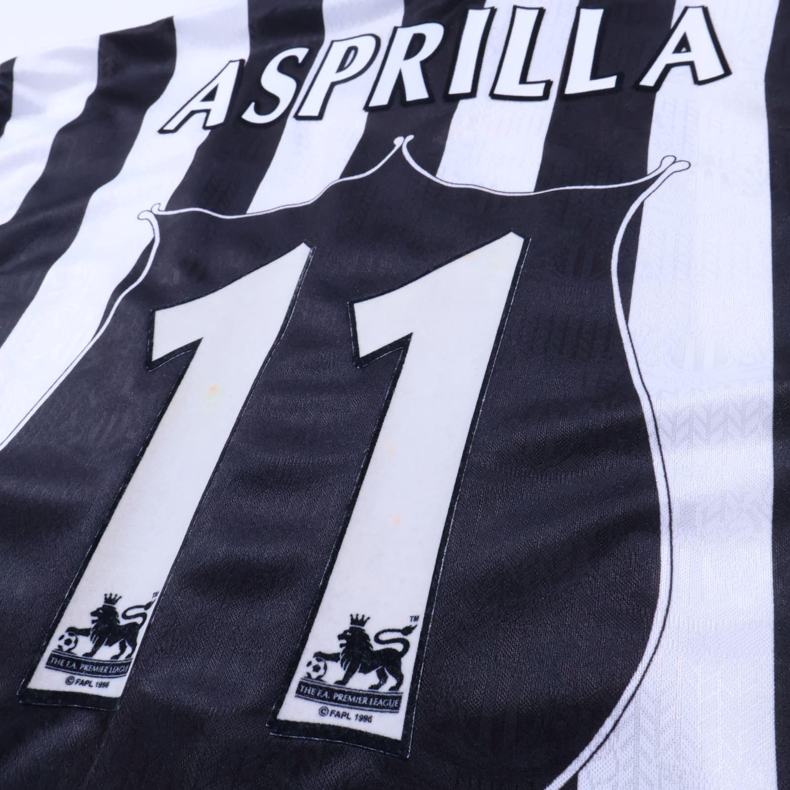 Newcastle United Asprilla #11 1995/97 Home Shirt - XXL