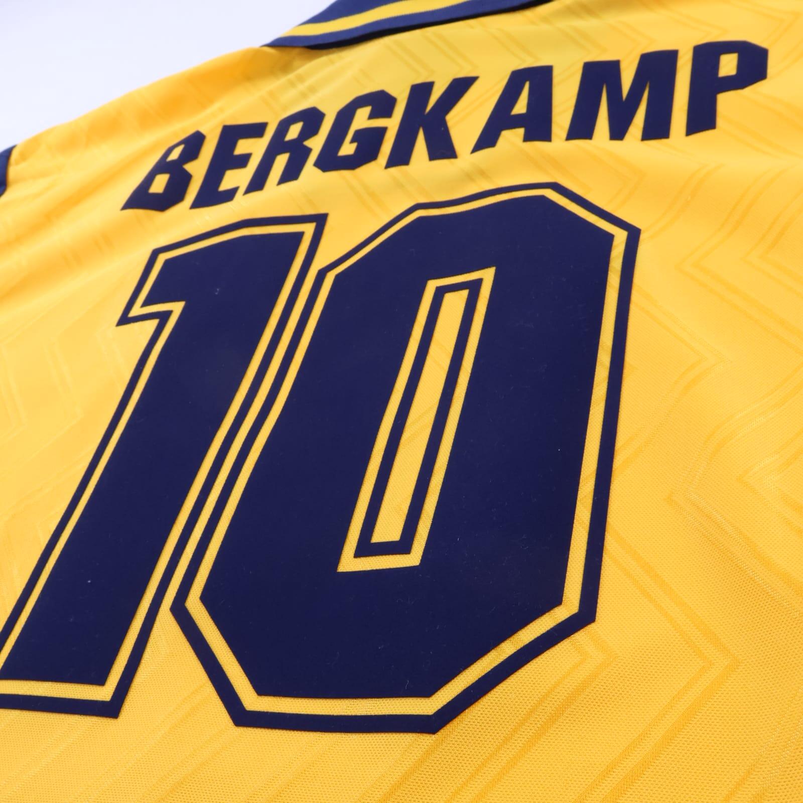 *MINT* Arsenal Bergkamp #10 1996/97 Away Shirt - XL
