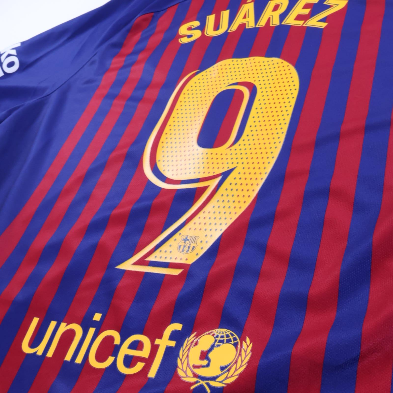 *NWT* Barcelona Suarez #9 2018/19 Home Shirt - 2XL