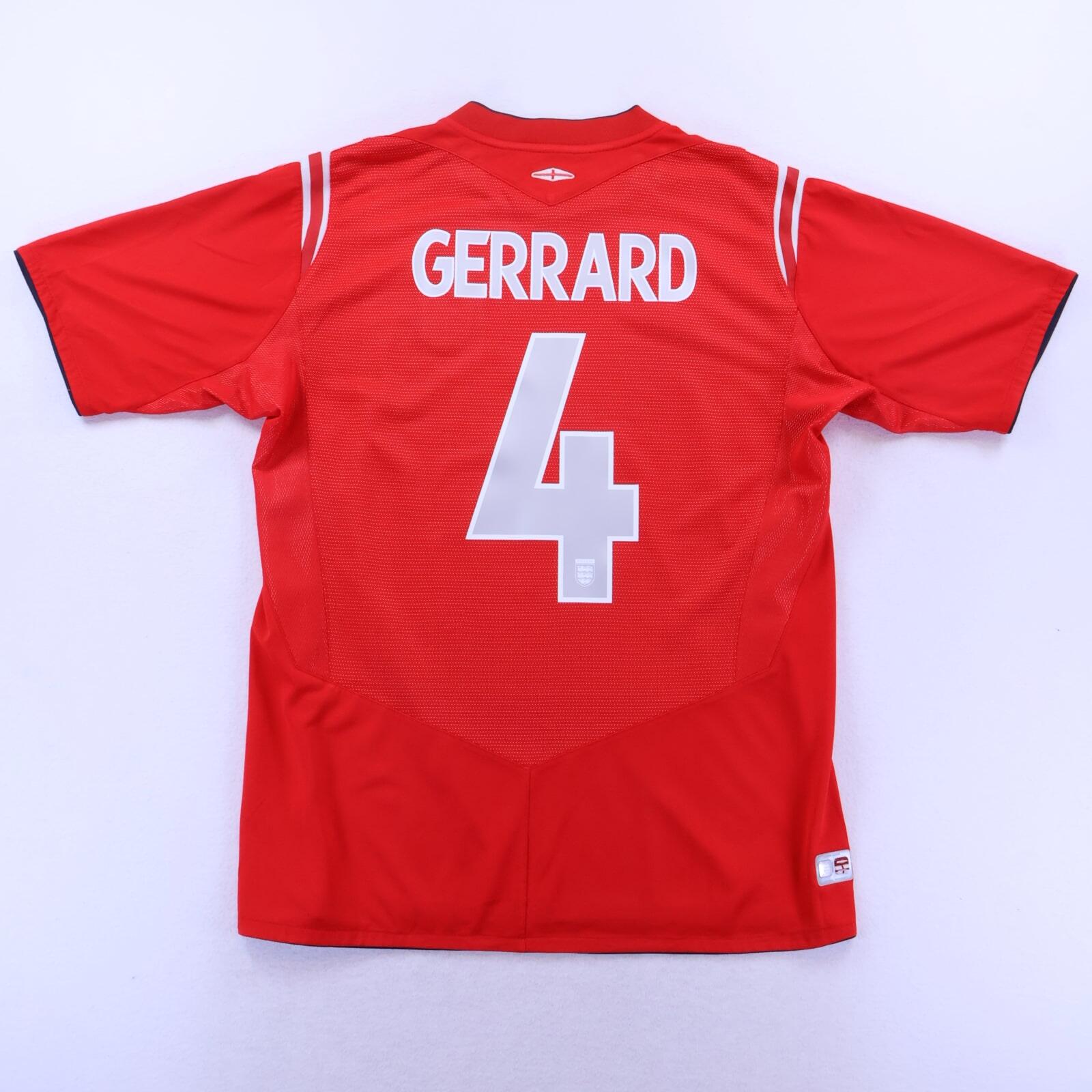 England Gerrard #4 2004/06 Away Shirt - L