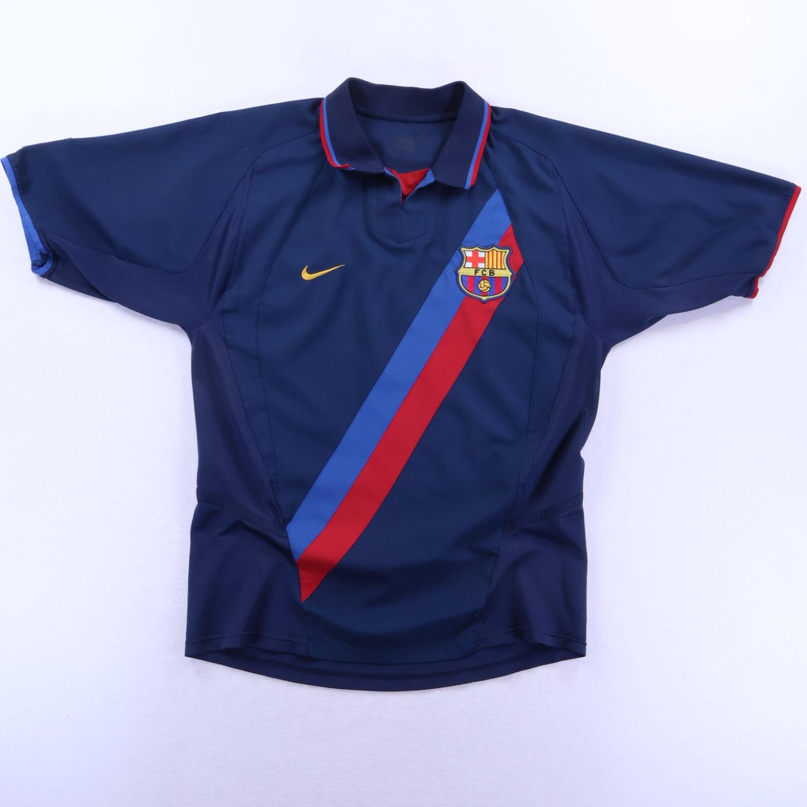 *MINT* Barcelona Ronaldinho #10 2002/03 Away Shirt - Player Issue - M