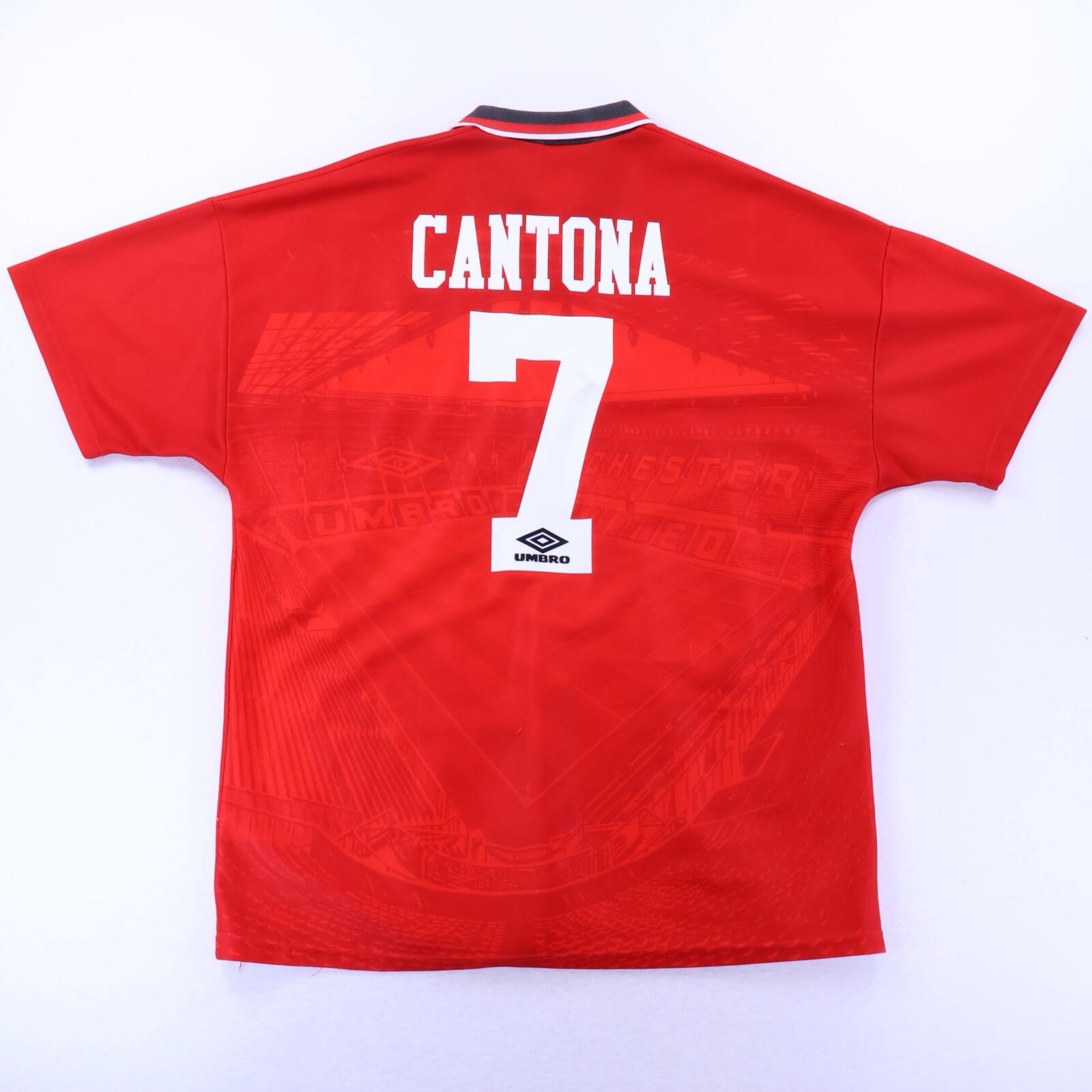Manchester United Cantona #7 1994/96 Home Shirt - XL