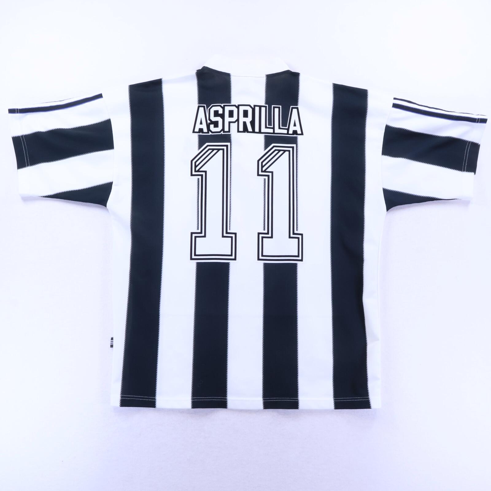 Newcastle United Asprilla #11 1995/97 Home Shirt - L