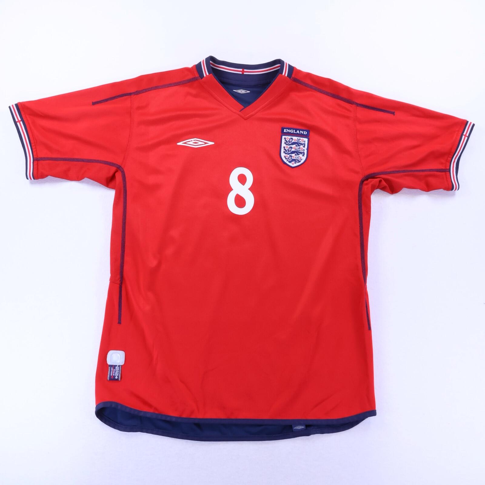 England Scholes #8 2002/04 Away Shirt - M
