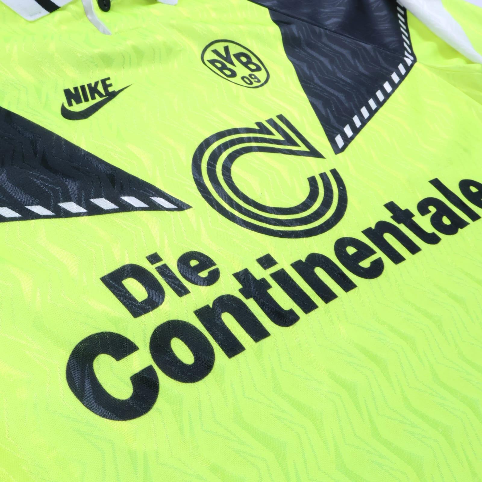 Borussia Dortmund 1990/91 Home Shirt - Long Sleeve - XL