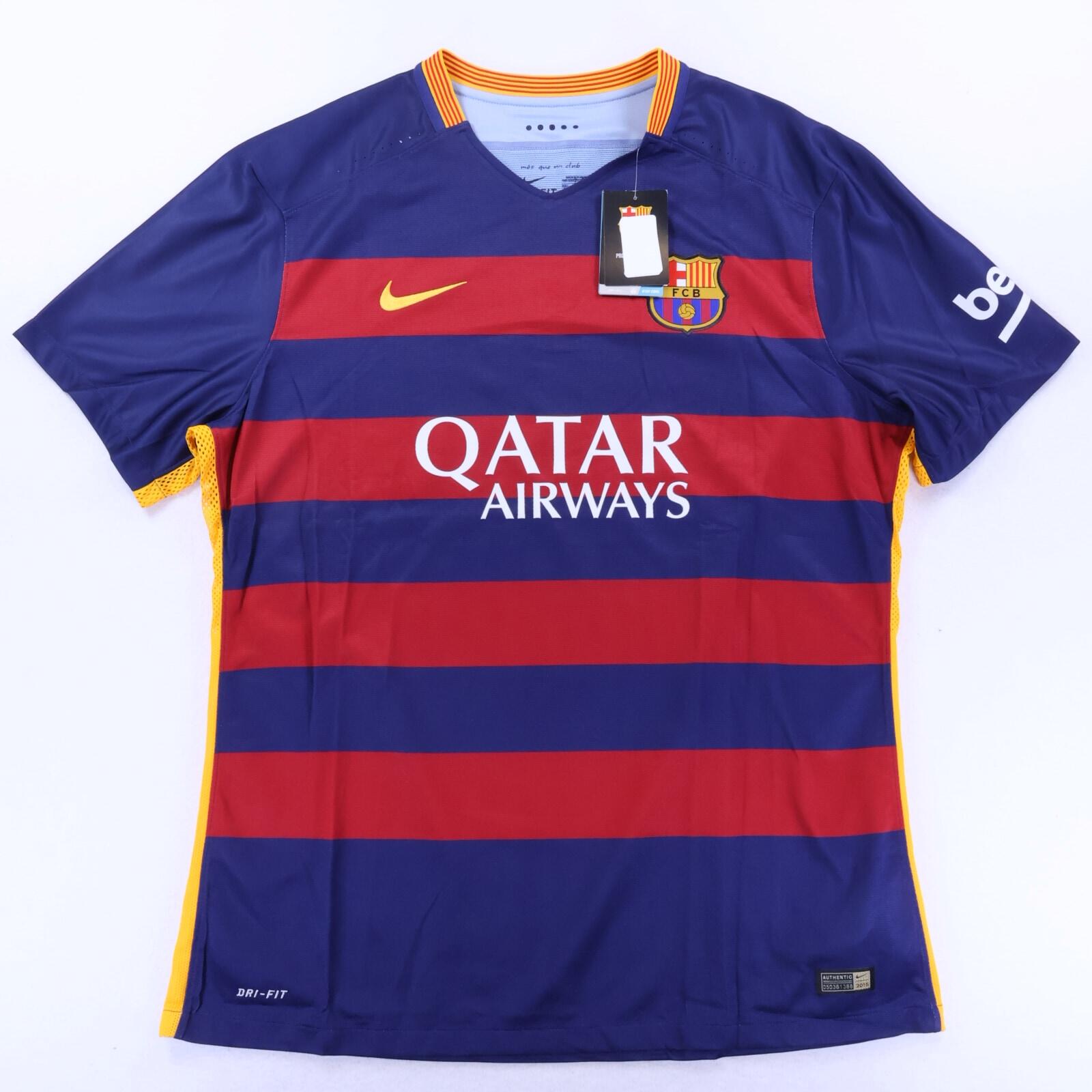 *NWT* Barcelona Suarez #9 2015/16 Home Shirt - 2XL