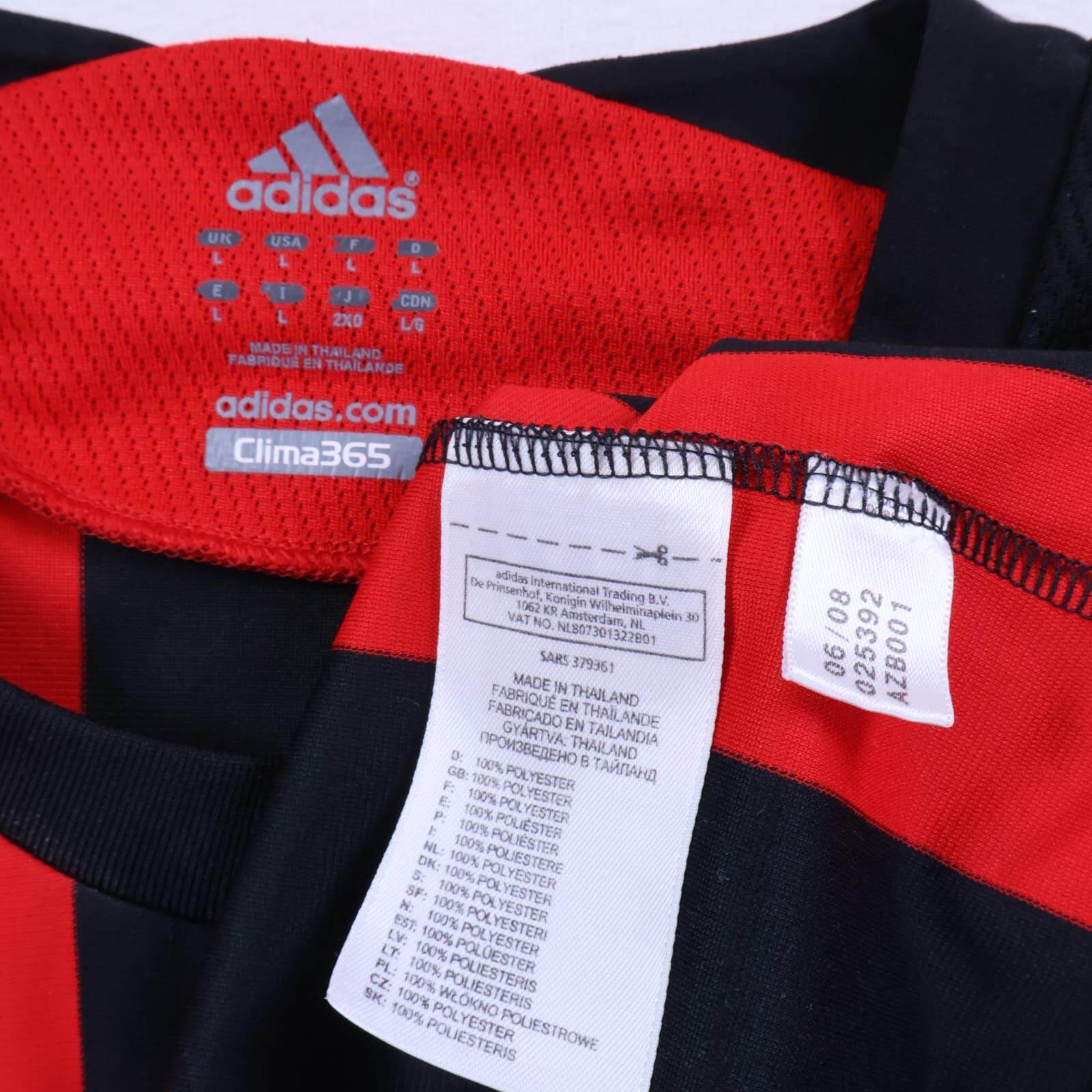 Ac Milan Ronaldinho #80 2008/09 Home Shirt - L