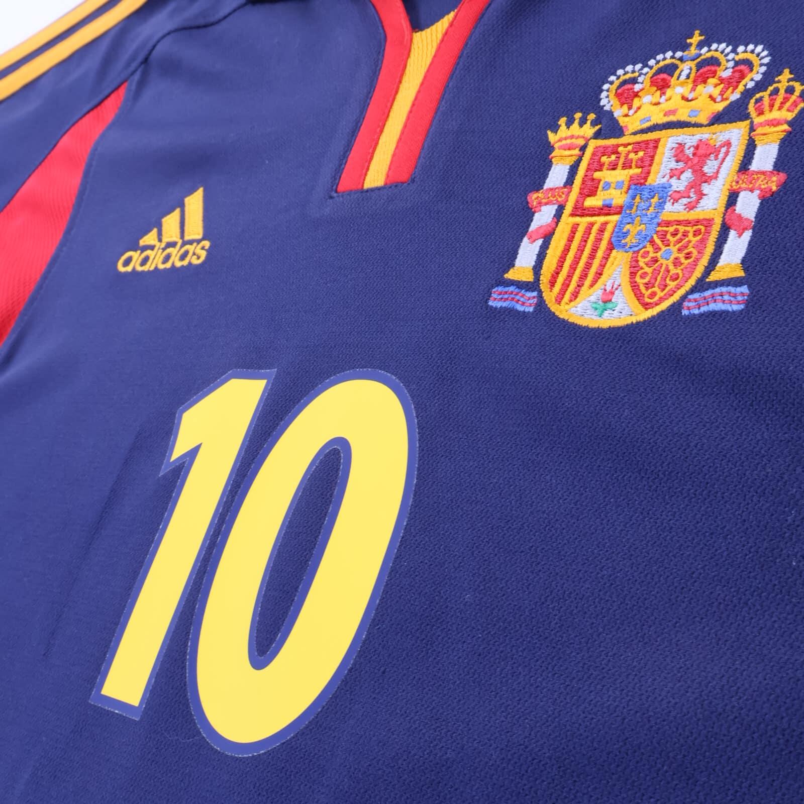 Spain Raul #10 2000/02 Away Shirt - L