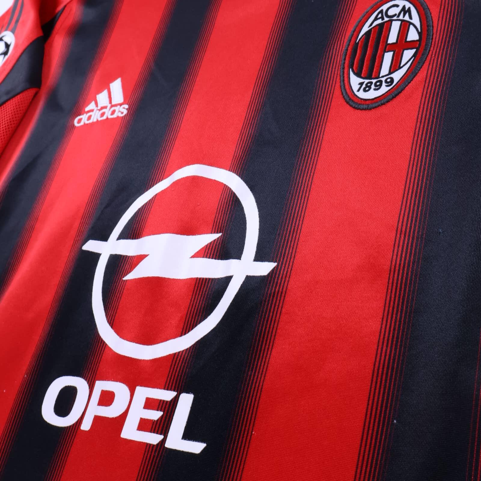 Ac Milan Shevchenko #7 2004/05 Home Shirt - L