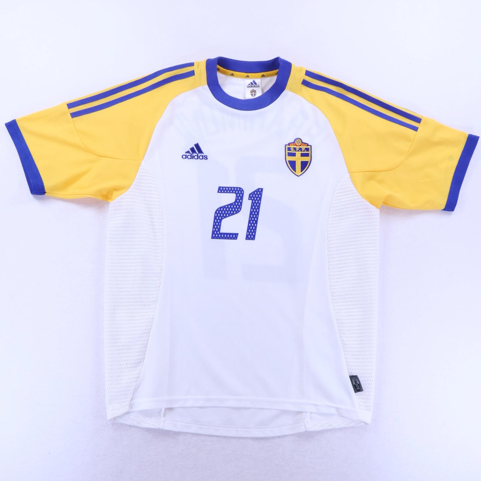 *MINT* Sweden Ibrahimović #21 2002/04 Away Shirt - M