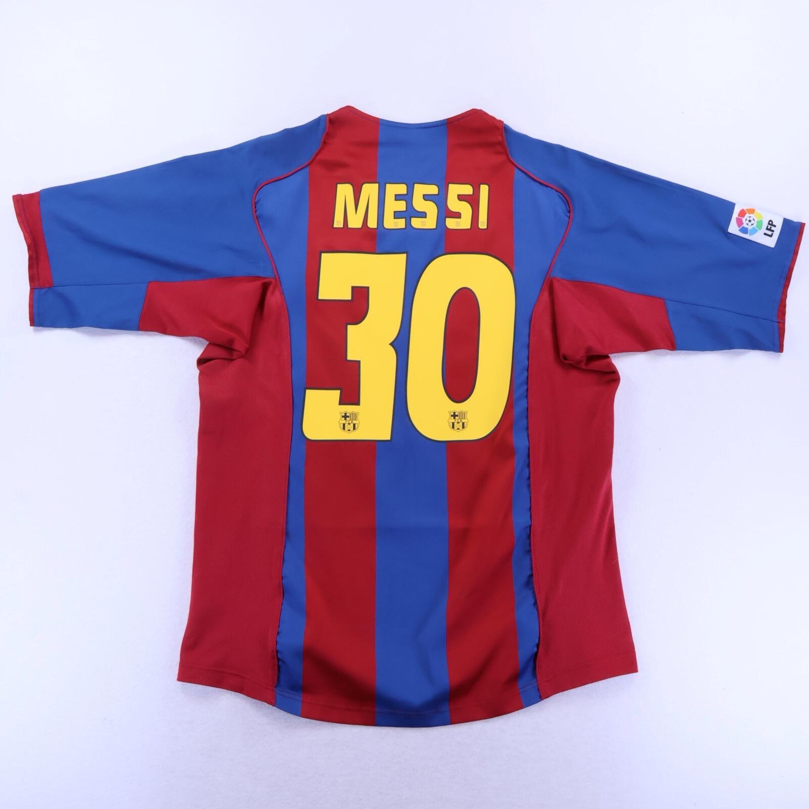 *MINT* Barcelona Messi #30 2003/04 Home Shirt - L