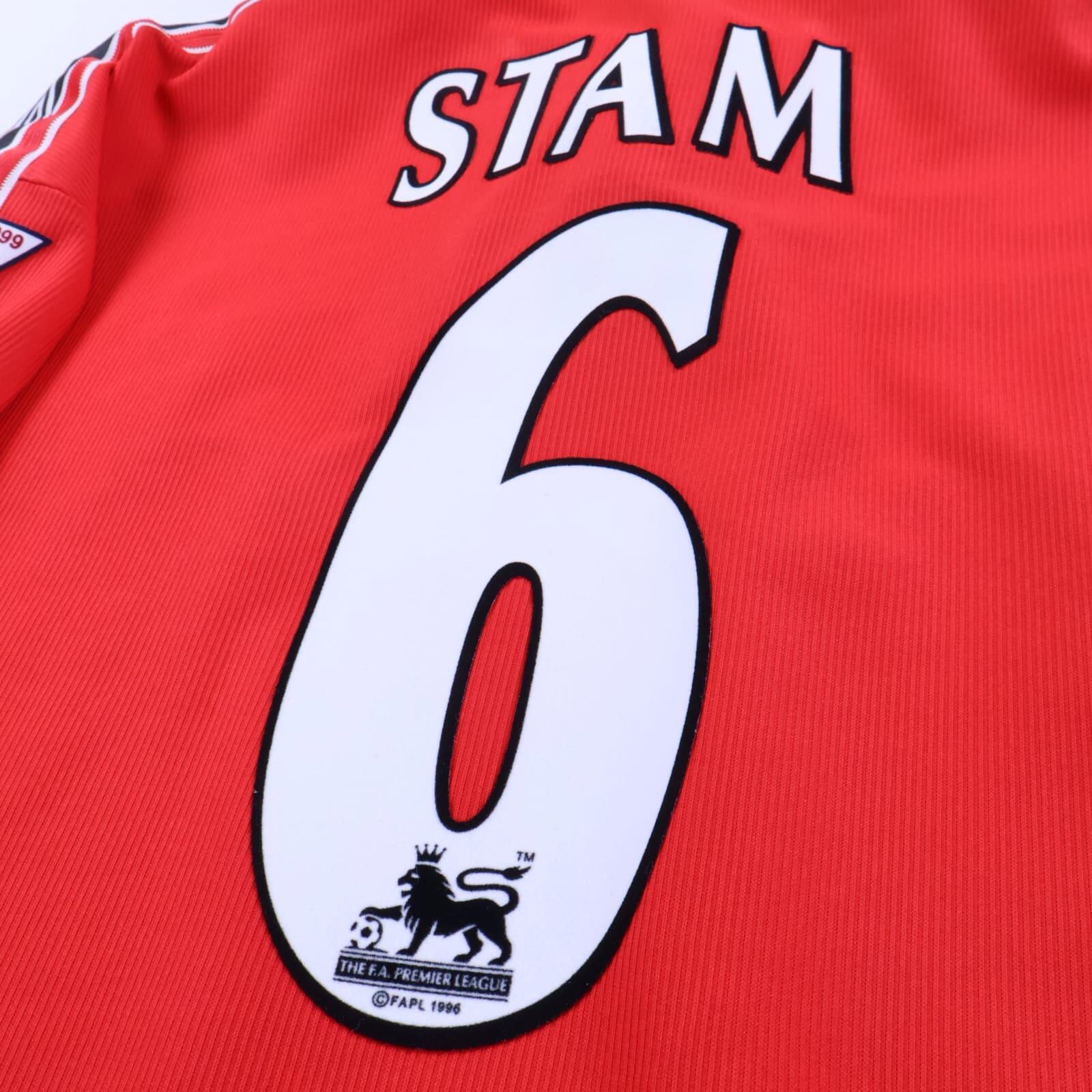 Manchester United Stam #6 1998/00 Home Shirt - XL
