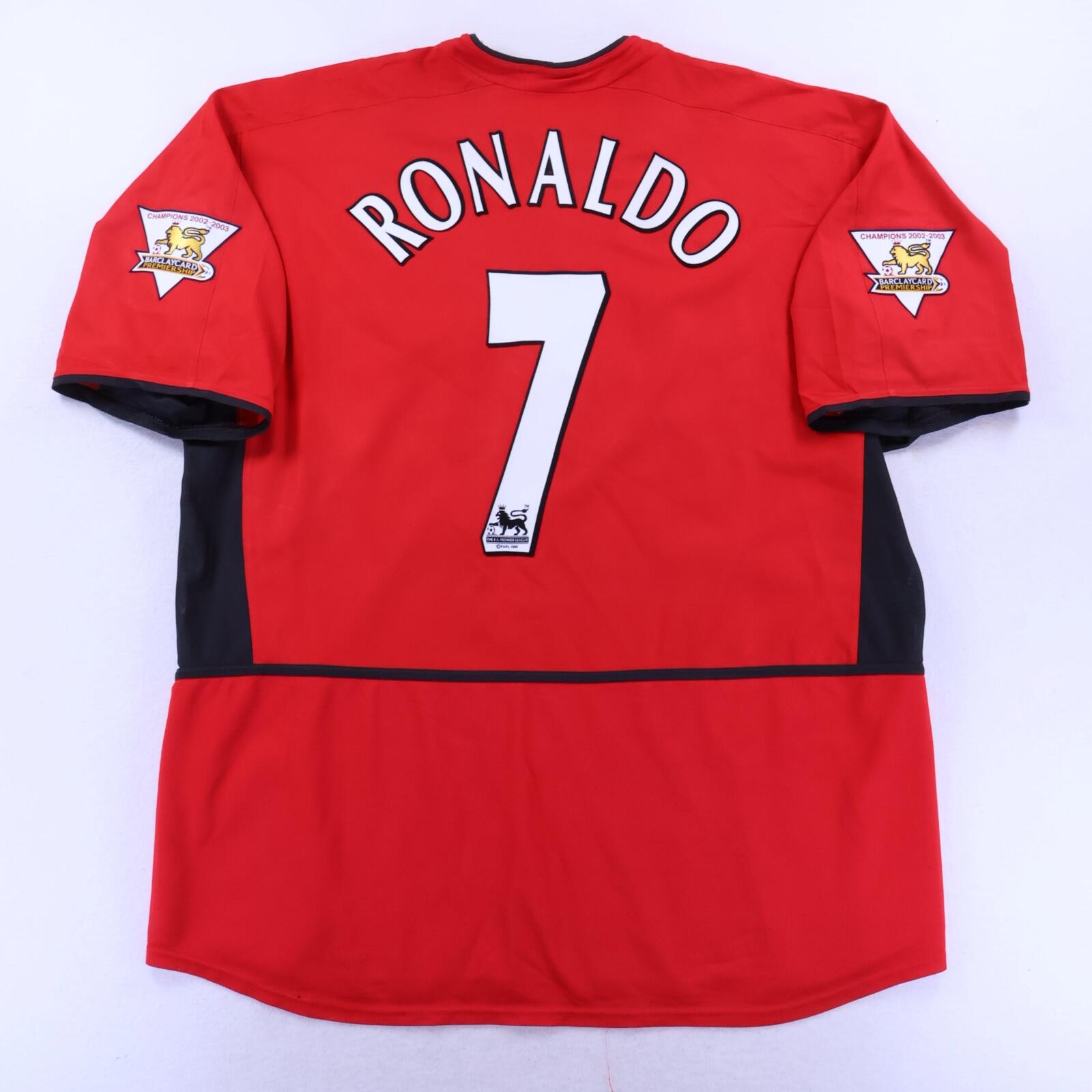 Manchester United Ronaldo #7 2002/04 Home Shirt - 2XL