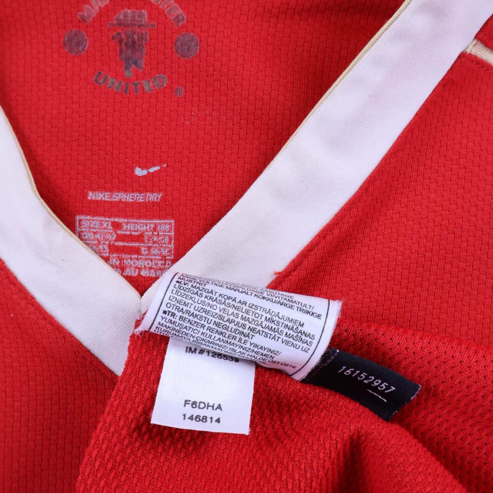 Manchester United Ronaldo #7 2006/07 Home Shirt - XL