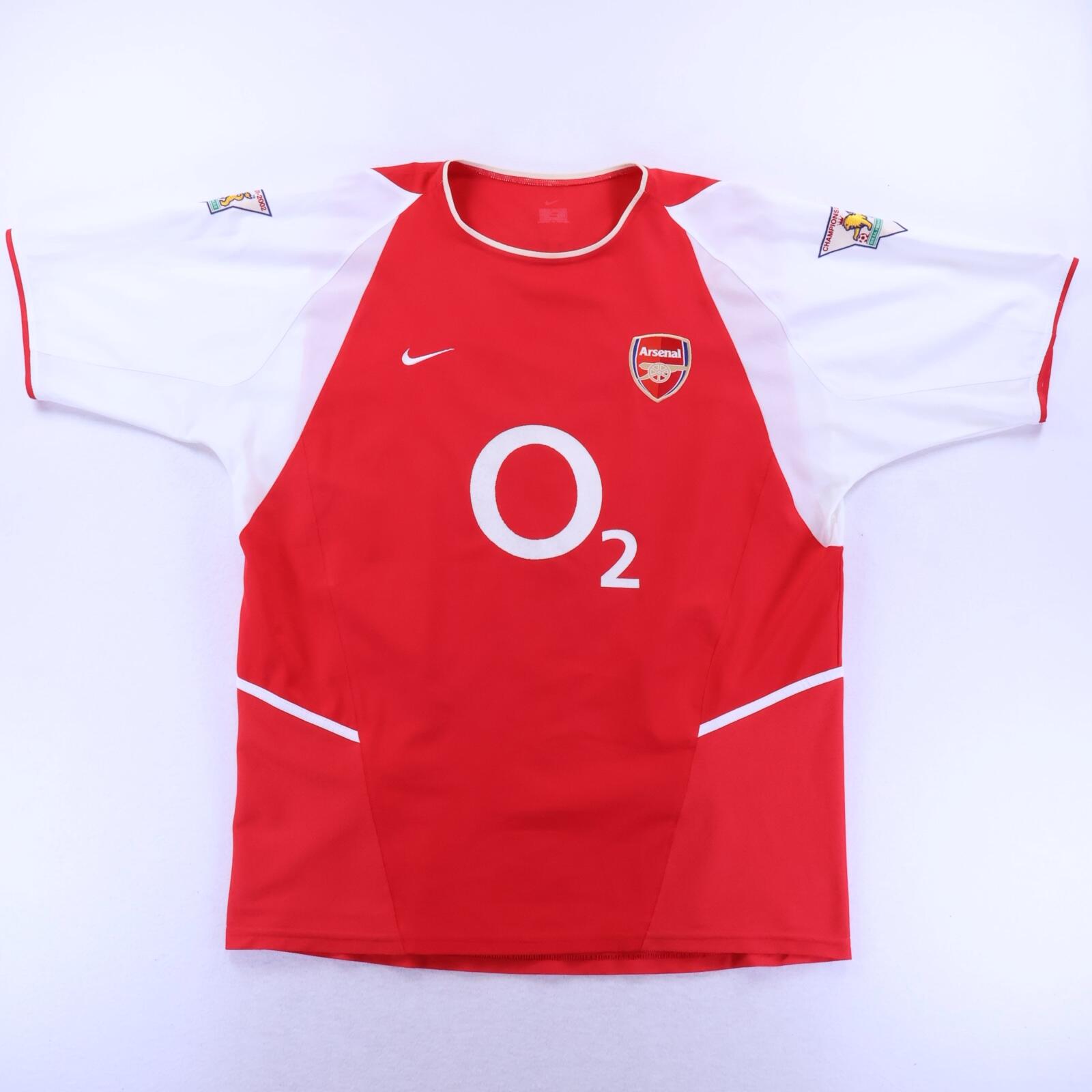 Arsenal Pires #7 2002/04 Home Shirt - XL