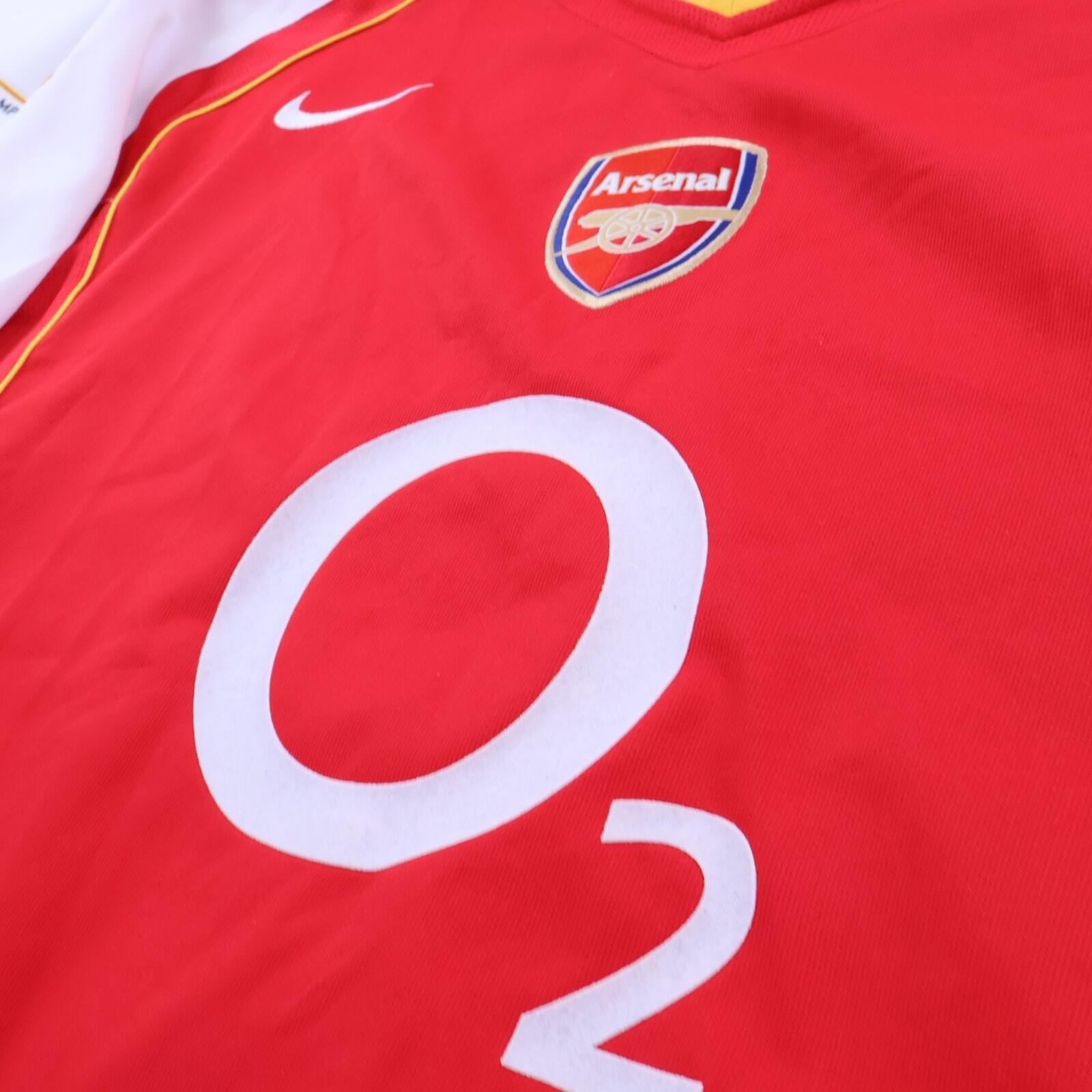 Arsenal Henry #14 2004/05 Home Shirt - Long Sleeve - XL