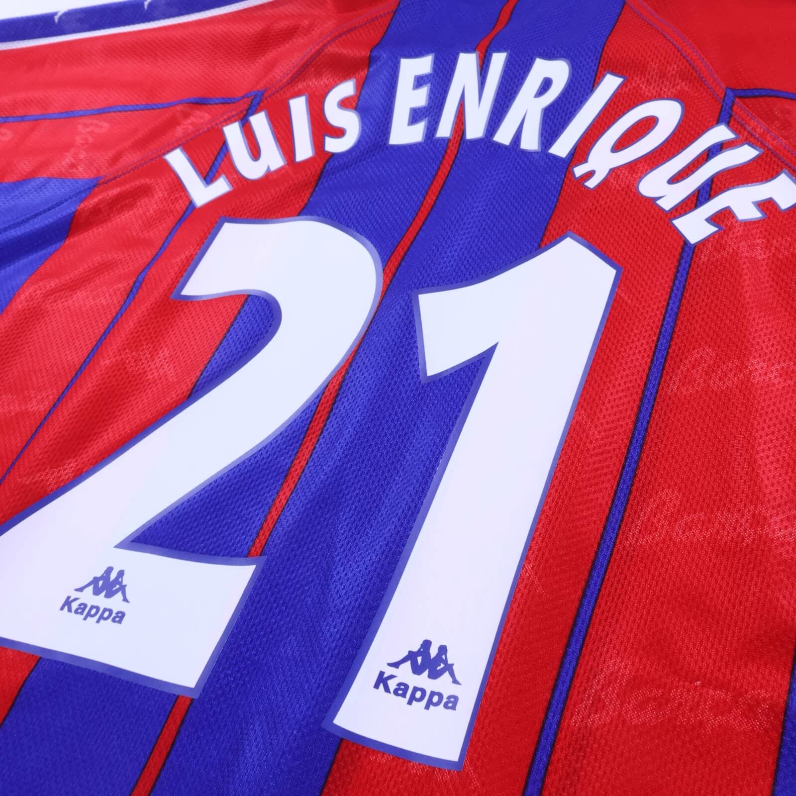 Barcelona Luis Enrique #21 1997/98 Home Shirt - L