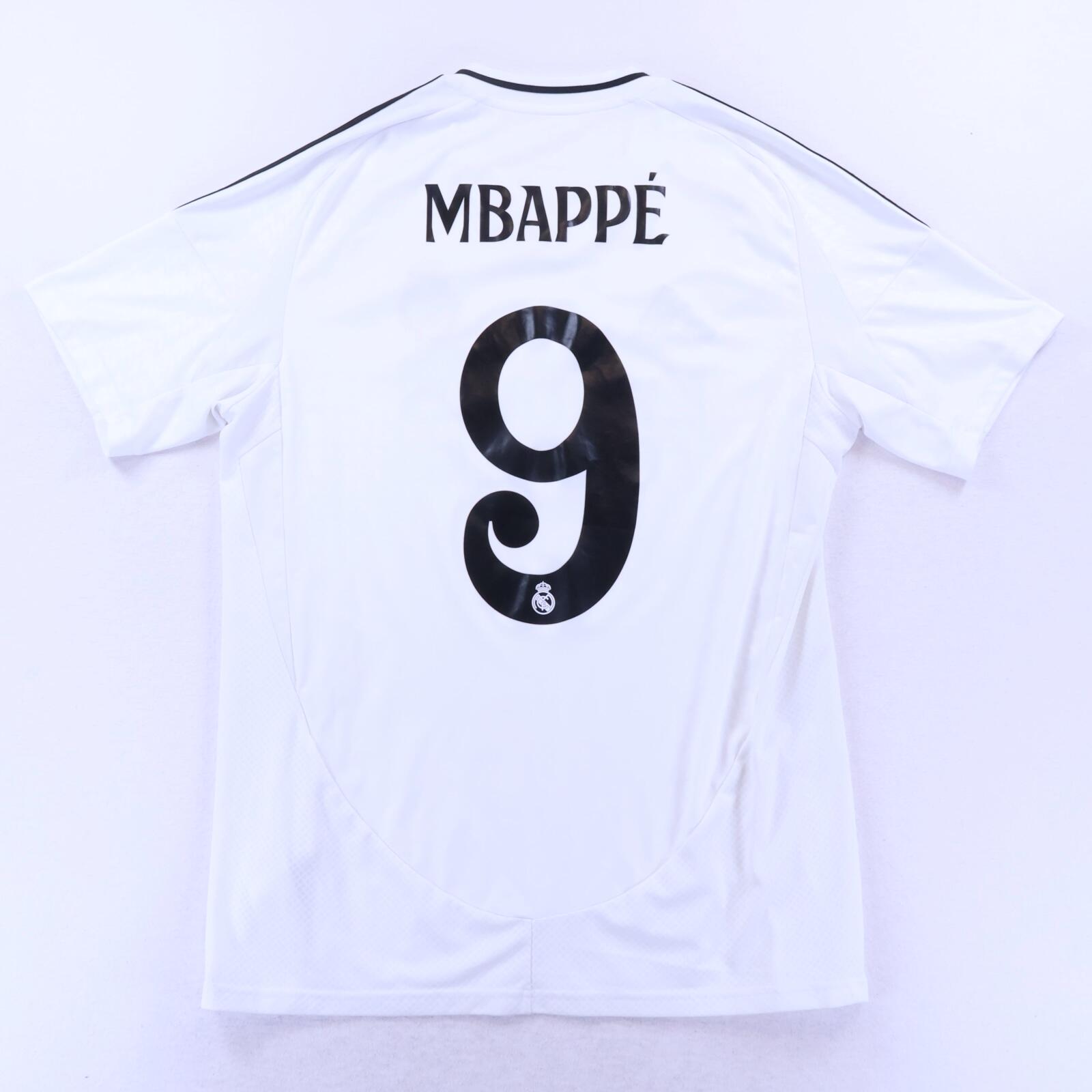 Real Madrid Mbappé #9 2024/25 Home Shirt - L